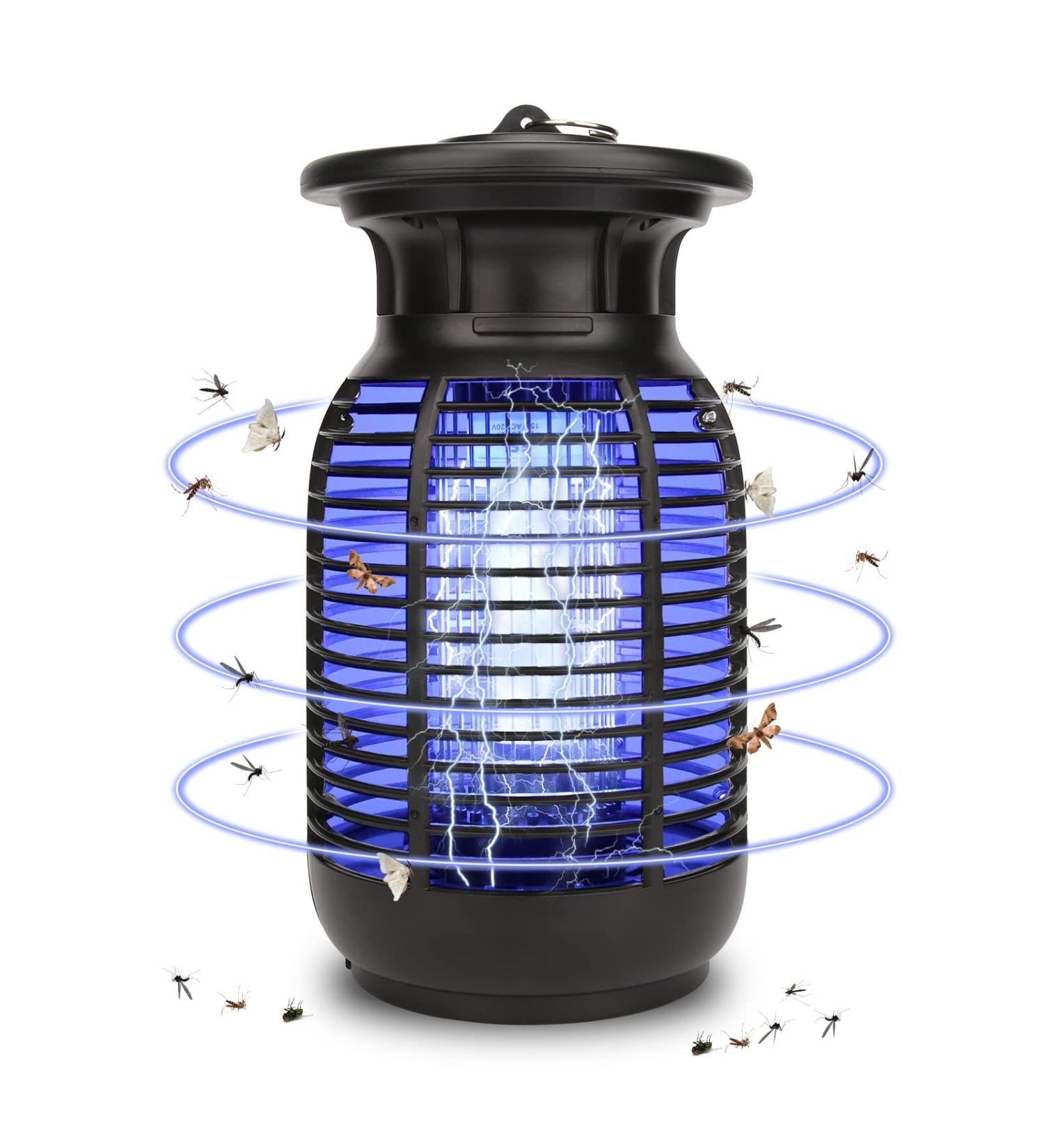 3100V Electric Mosquito Zapper Indoor/Outdoor Insect Killer - Waterproof for Home, Patio, Camping - Bug Zapper with UV Light - Buy Online on GoSupps.com