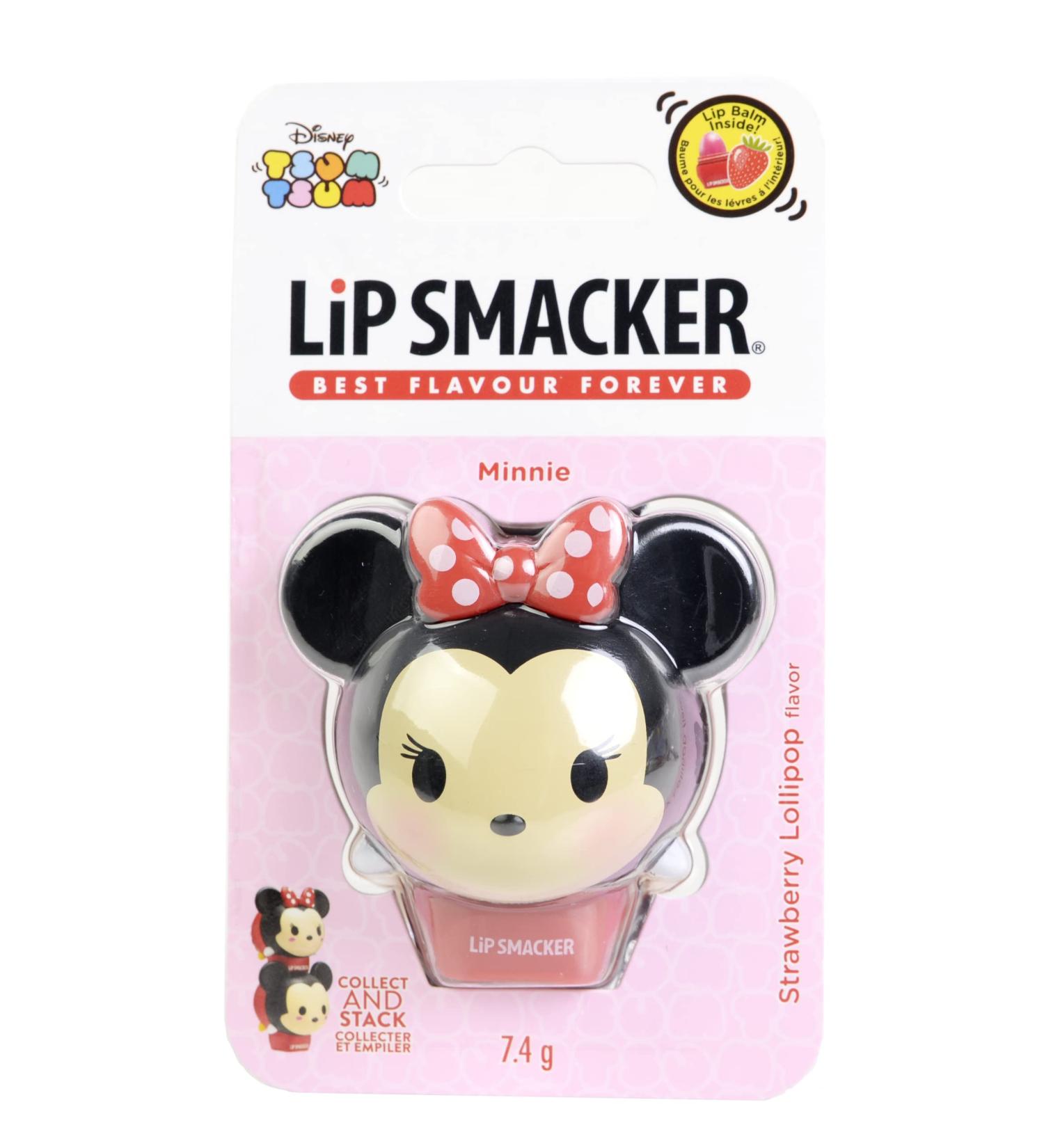 Lip Smacker - Tsum Tsum Collection - Minnie Mouse Lip Balm - Strawberry Flavor - Original Gift for your Friends - Individual Packaging - Buy Online on GoSupps.com