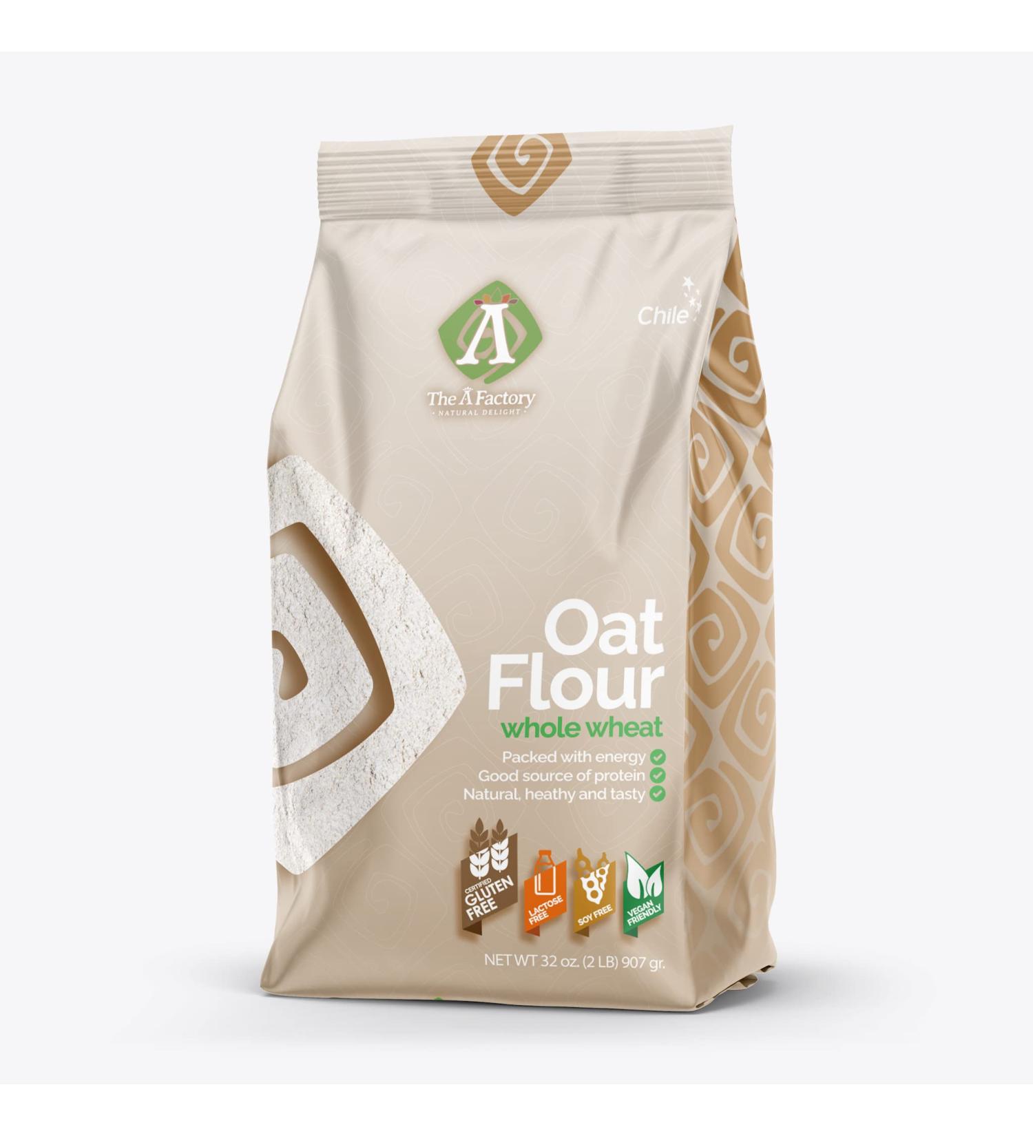 Organic Oat Flour 32oz (907g) - Gluten-Free, Natural, Vegan | Buy Online - Buy Online on GoSupps.com