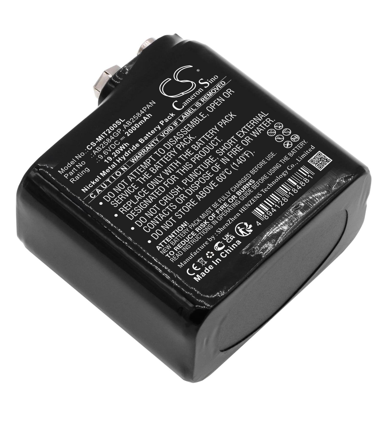 Battery Replacement for ME Time Domain Reflectometer TDR2 TDR2000-C - AB2584GP AB2584 GP AB2584PAN | Fast International Shipping - Buy Online on GoSupps.com