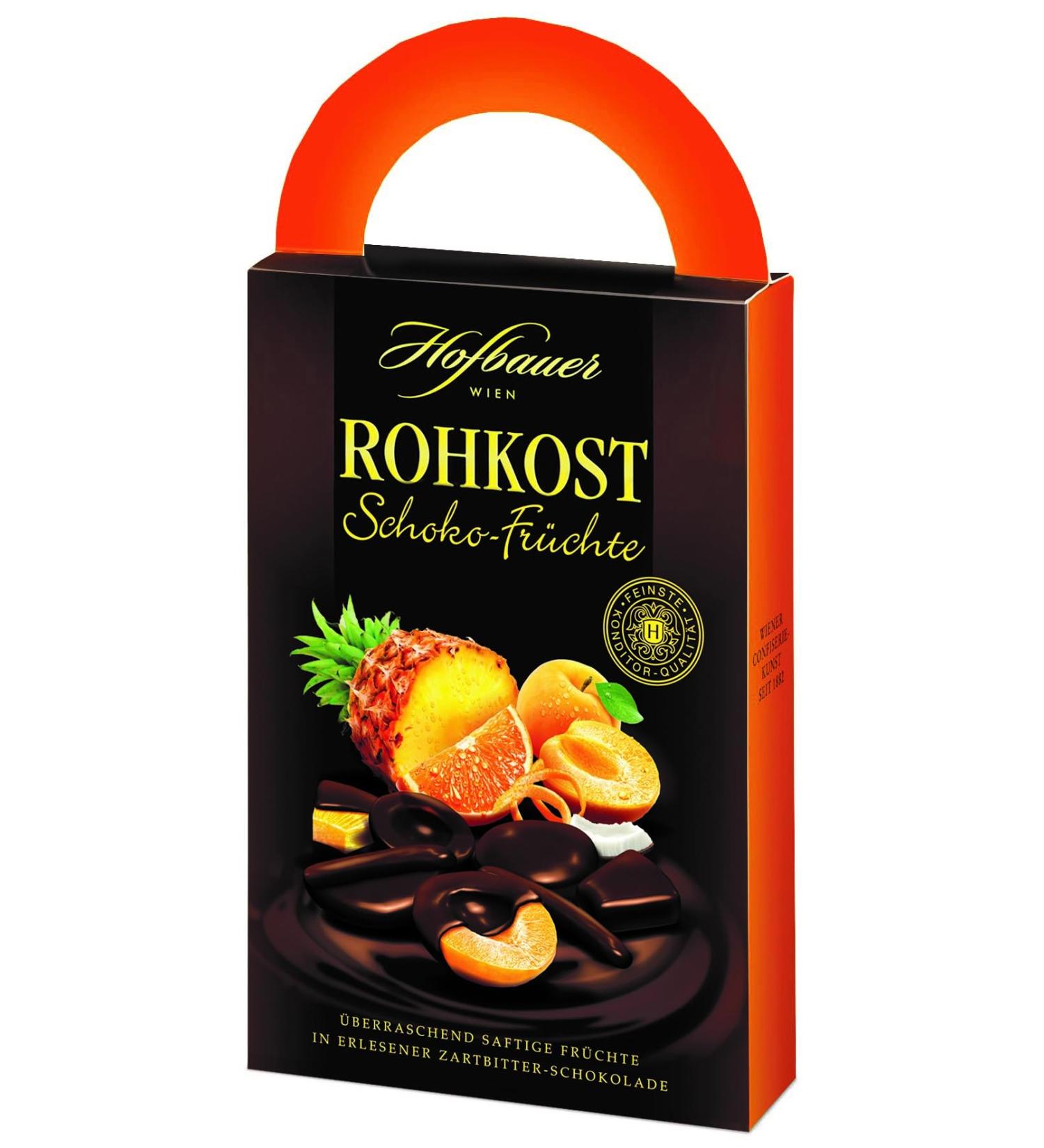 Hofbauer Wien Chocolate-Covered Fruits 500g | Premium Gourmet Snacks | International Shipping Available - Buy Online on GoSupps.com