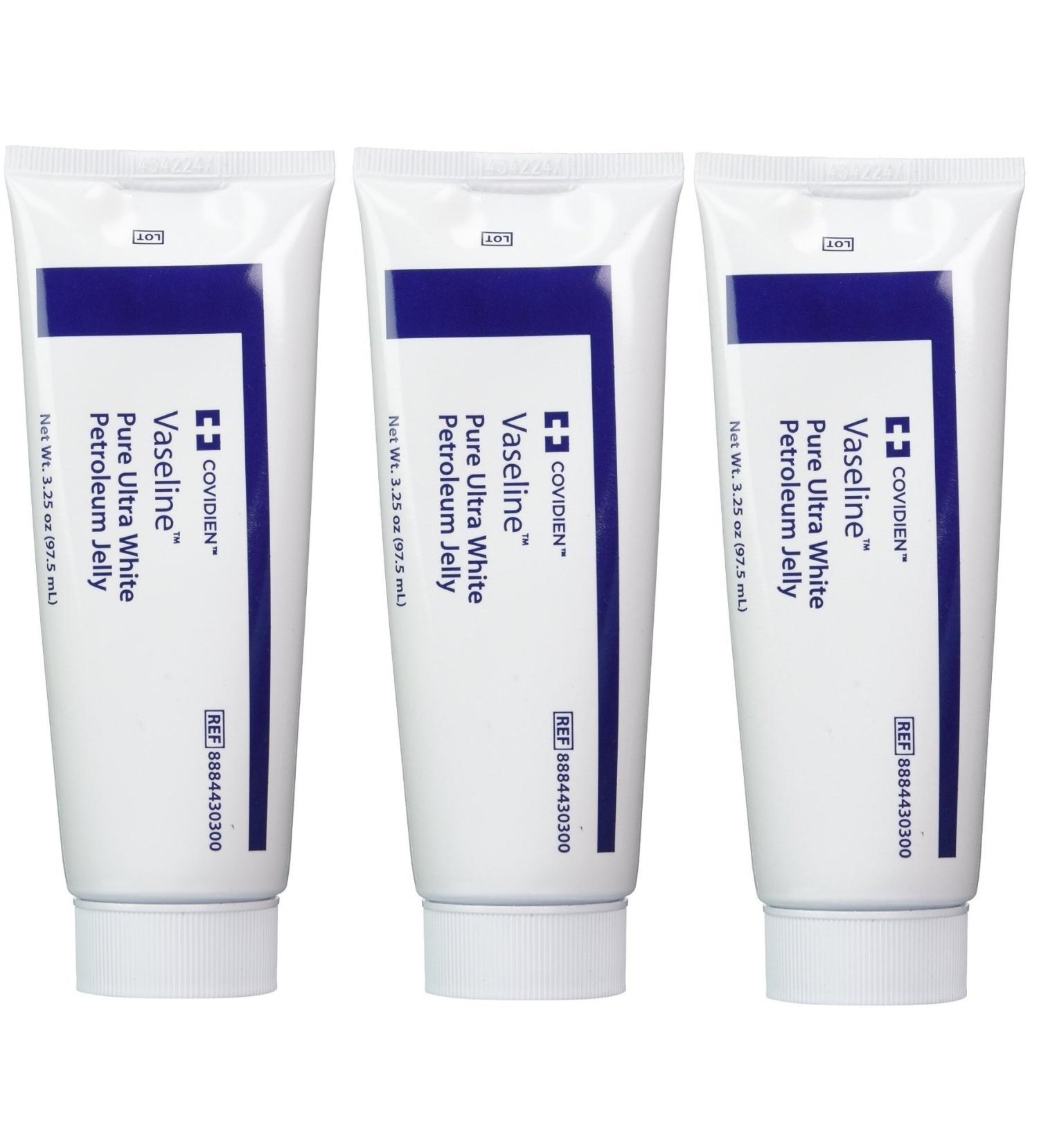 Kendall Vaseline Covidien 8884430300 Pure Ultra White Petroleum Jelly Kendall oz 3pack, 3.25 Ounce