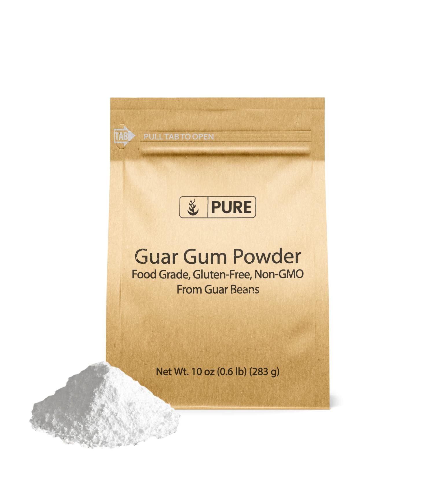 10oz Guar Gum from Guar Beans - Food Grade & Gluten Free - Buy Online on GoSupps.com