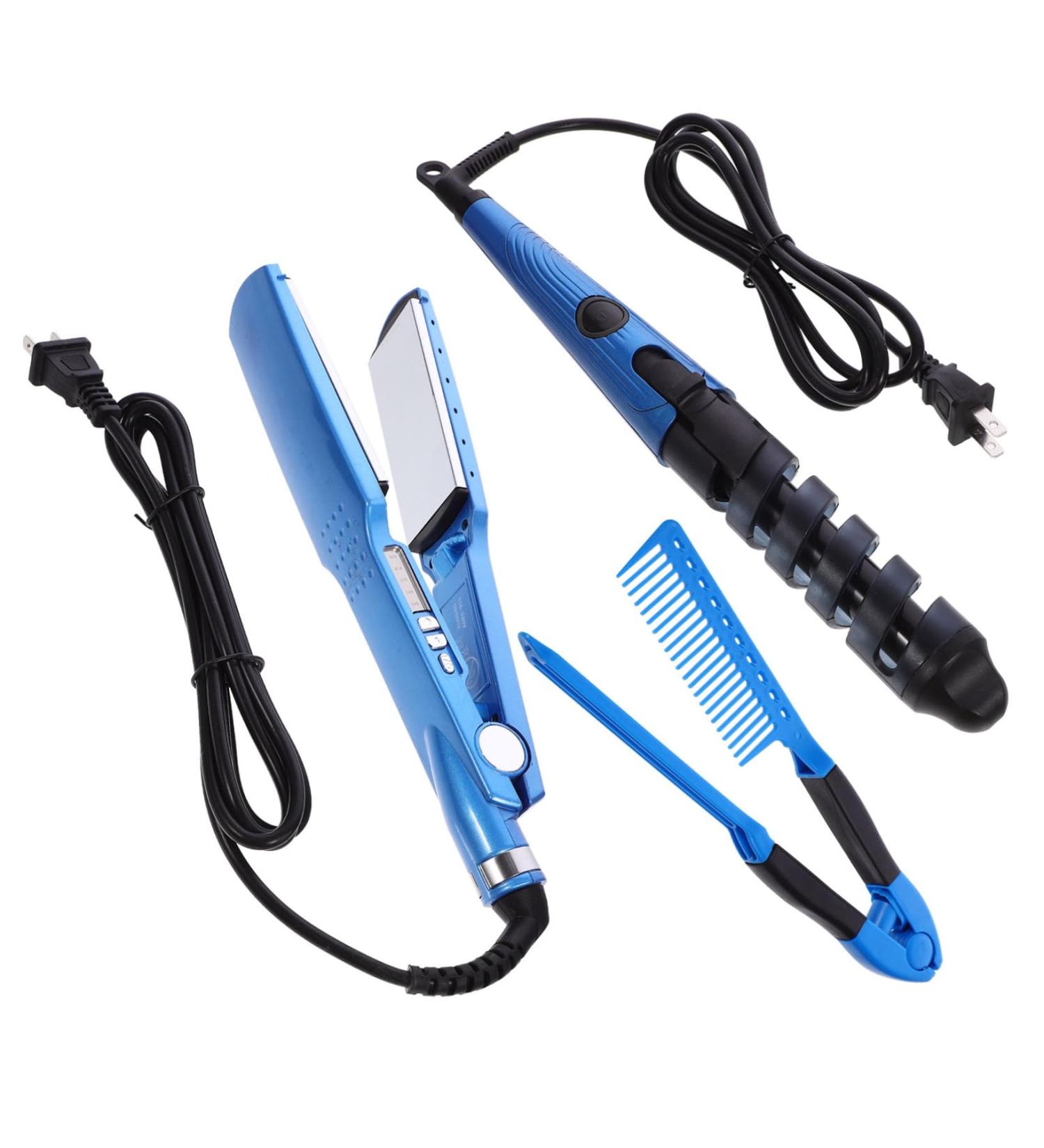 CANIGHT 1 Set Curling Iron Set Hair Curlers Comb Curling Wand Hair Rollers Women Hair Straightener Ceramics - Buy Online on GoSupps.com