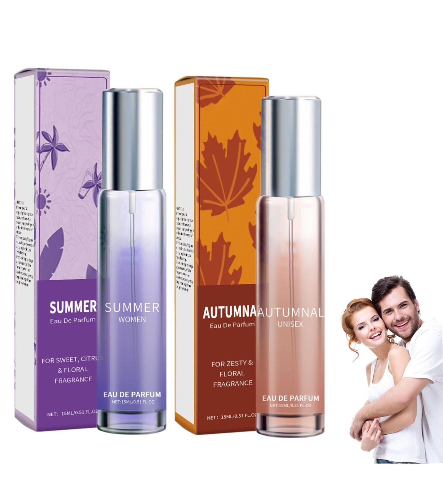 Pheromones Perfumes for Women Long-lasting and Addictive Personal Roll-on Pheromone Perfume Oil Fragrance Cologne for Women to Attract Men (Purple+Orange) - Buy Online on GoSupps.com