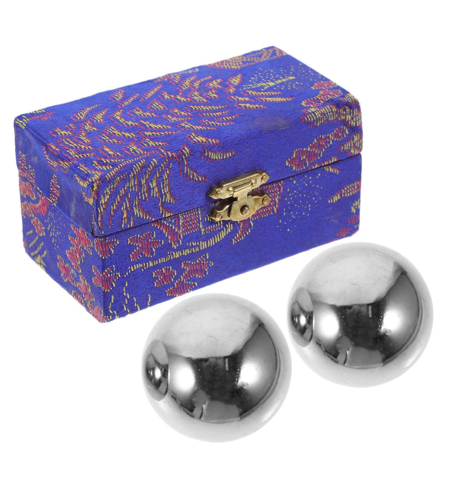 Buy Wofashpuret 2st Fitness Handball Chinese Baoding Balls for Health Meditation & Massage Perfect for Older Adults International Shipping Available - Buy Online on GoSupps.com