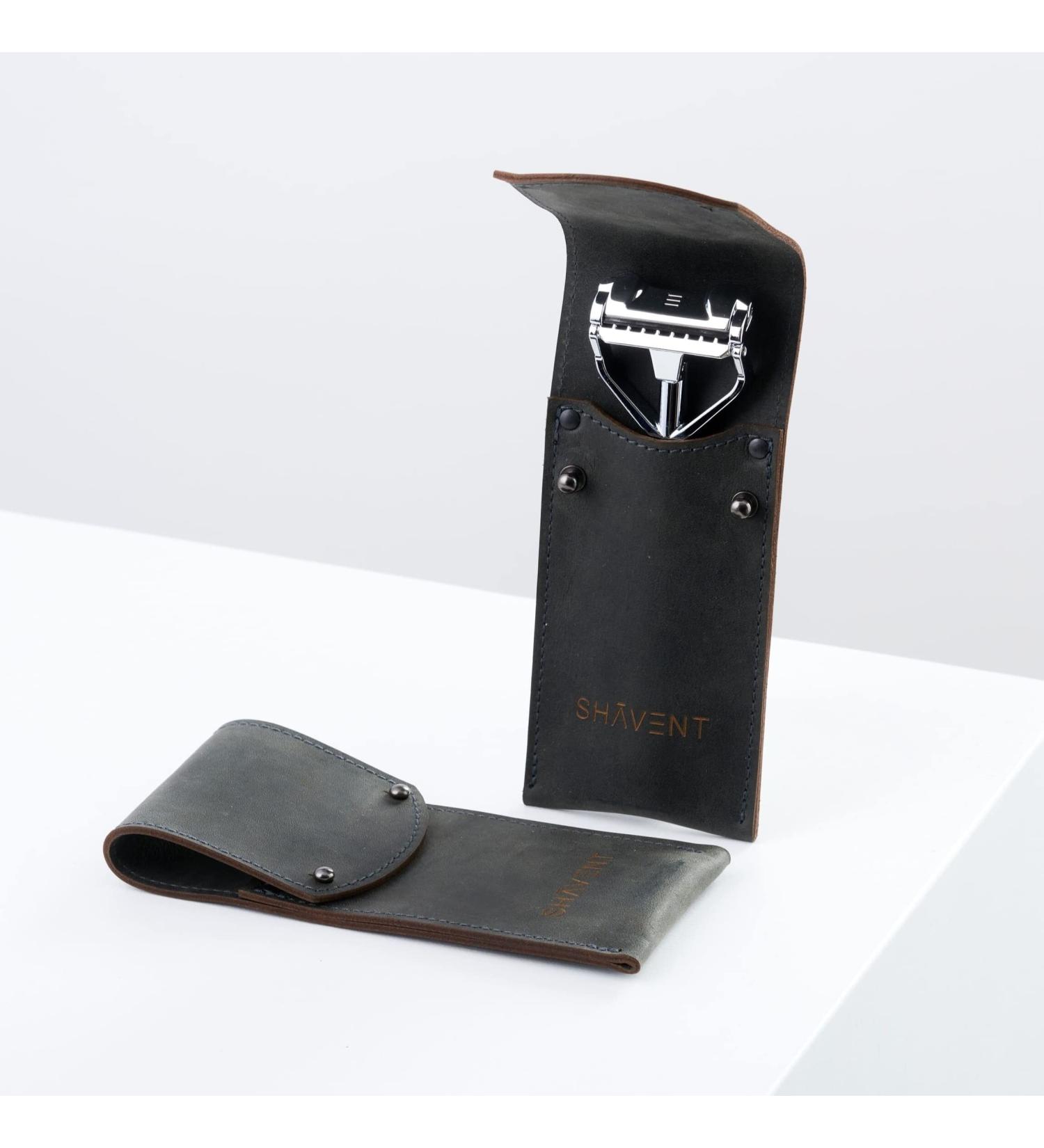 Premium Leather Travel Case for SHAVENT Razor - Durable & Stylish Protection - Buy Online on GoSupps.com