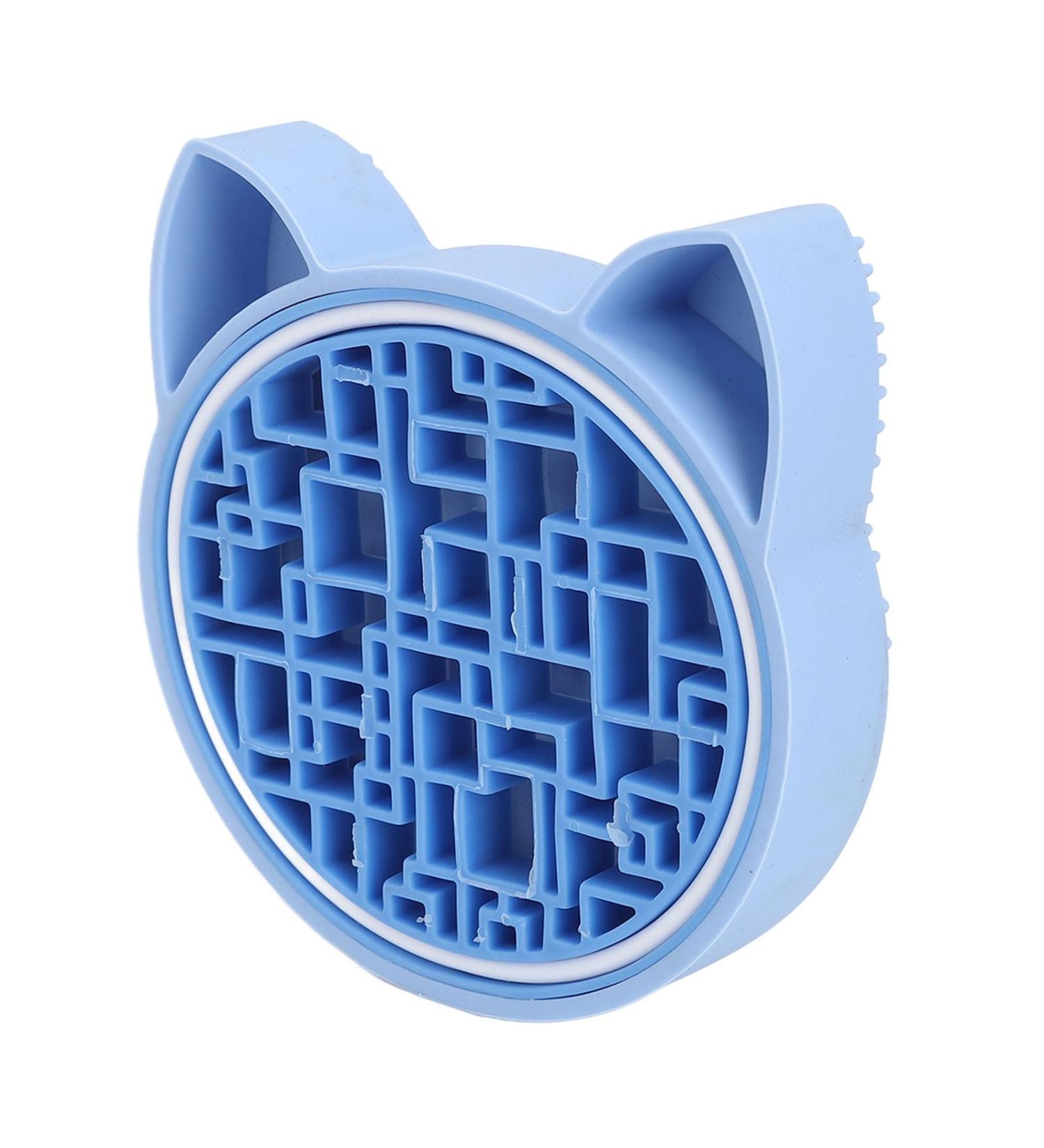 2 in 1 Silicone Makeup Brush Cleaning Mat & Bowl - Easy Compact Cleaner for Brushes (Blue) | Shop Internationally - Buy Online on GoSupps.com