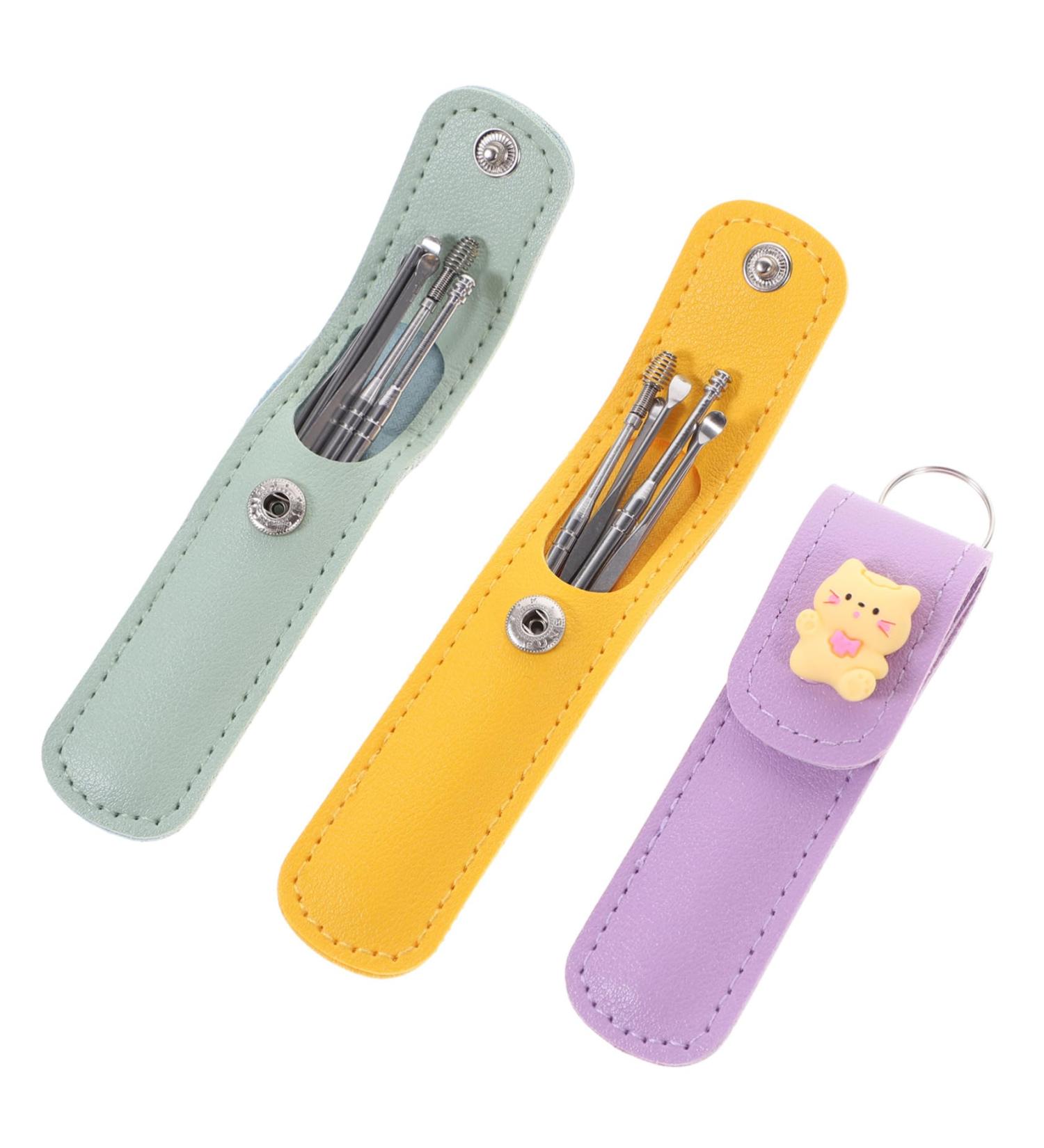 Mobestech 9 Sets Ear Pick & Wax Removal Tools - Stainless Steel Ear Cleaners Earbuds Pore Cleaners & Household Products - Buy Online on GoSupps.com