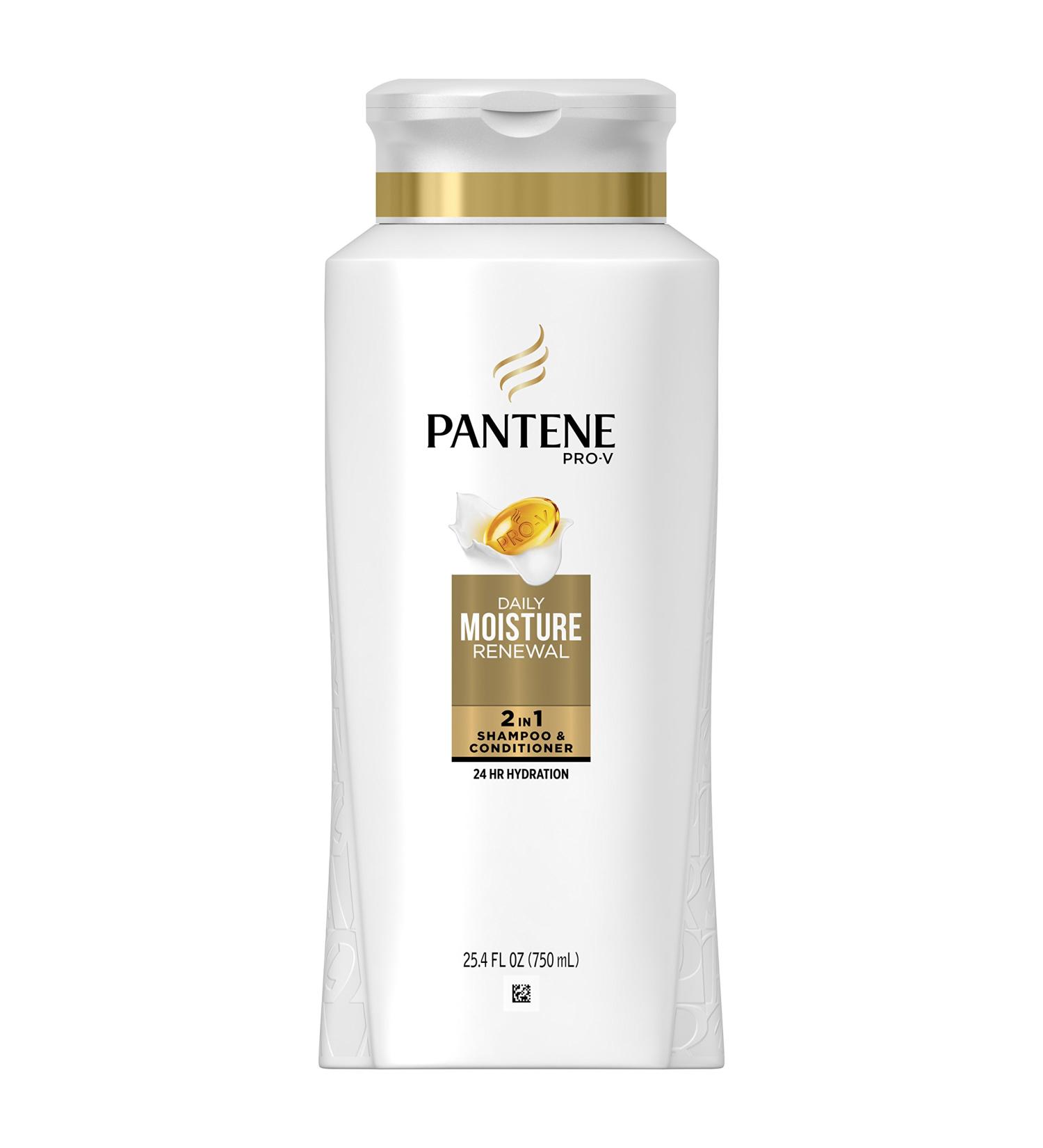 Pantene Daily Moisture Renewal 2 in 1 Shampoo & Conditioner 25.4 Fl Oz