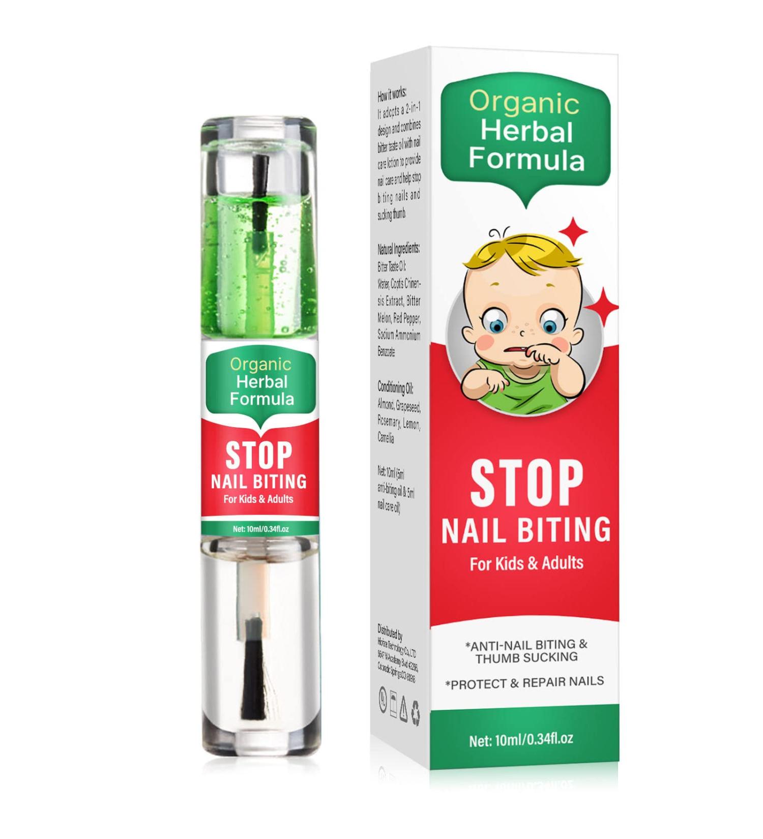 Kid-Friendly Nail Biting Treatment & Thumb Sucking Stopper | No-Bite Nail Polish for Children - Buy Online on GoSupps.com