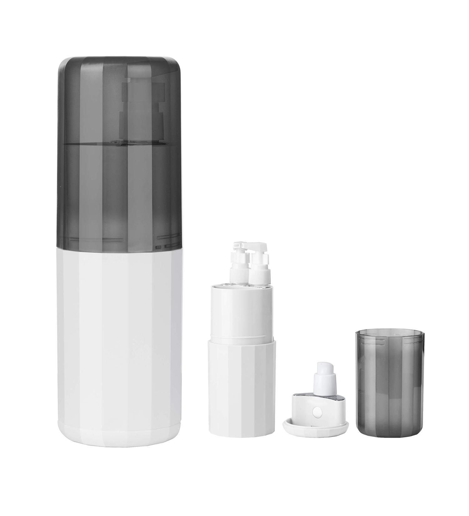 JSXC1 portable travel toiletry set refillable unisex good helper for business trips and outdoors can board the plane White  - Buy Online on GoSupps.com