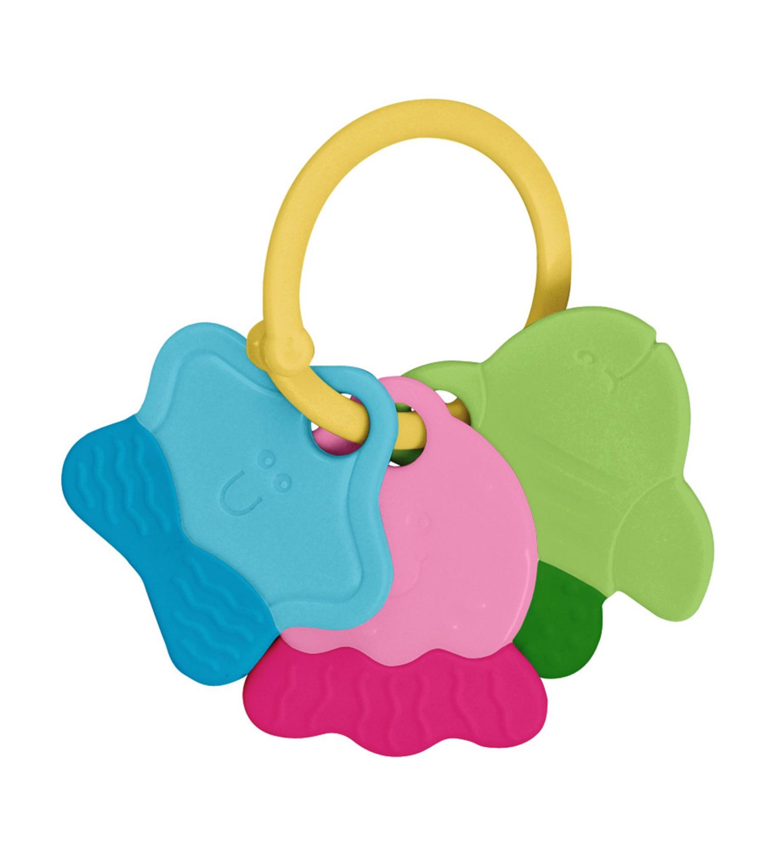 Green Sprouts Teething Keys | Safe, Durable Rattle for Teething & Learning - Buy Online on GoSupps.com