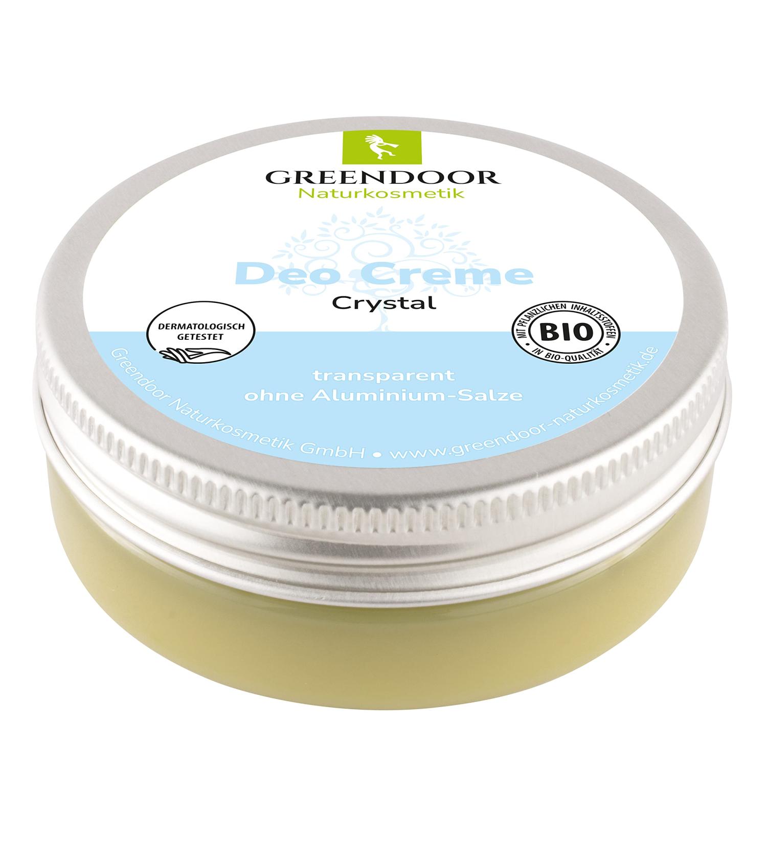  GREENDOOR GREENDOOR Vegan Crystal Cream Deodorant Zero Perspiration Odor - Bleaching-Free Zinc-Free Aluminum-Free - Alcohol-Free - Naturally Cruelty-Free - Tested - Buy Online on GoSupps.com