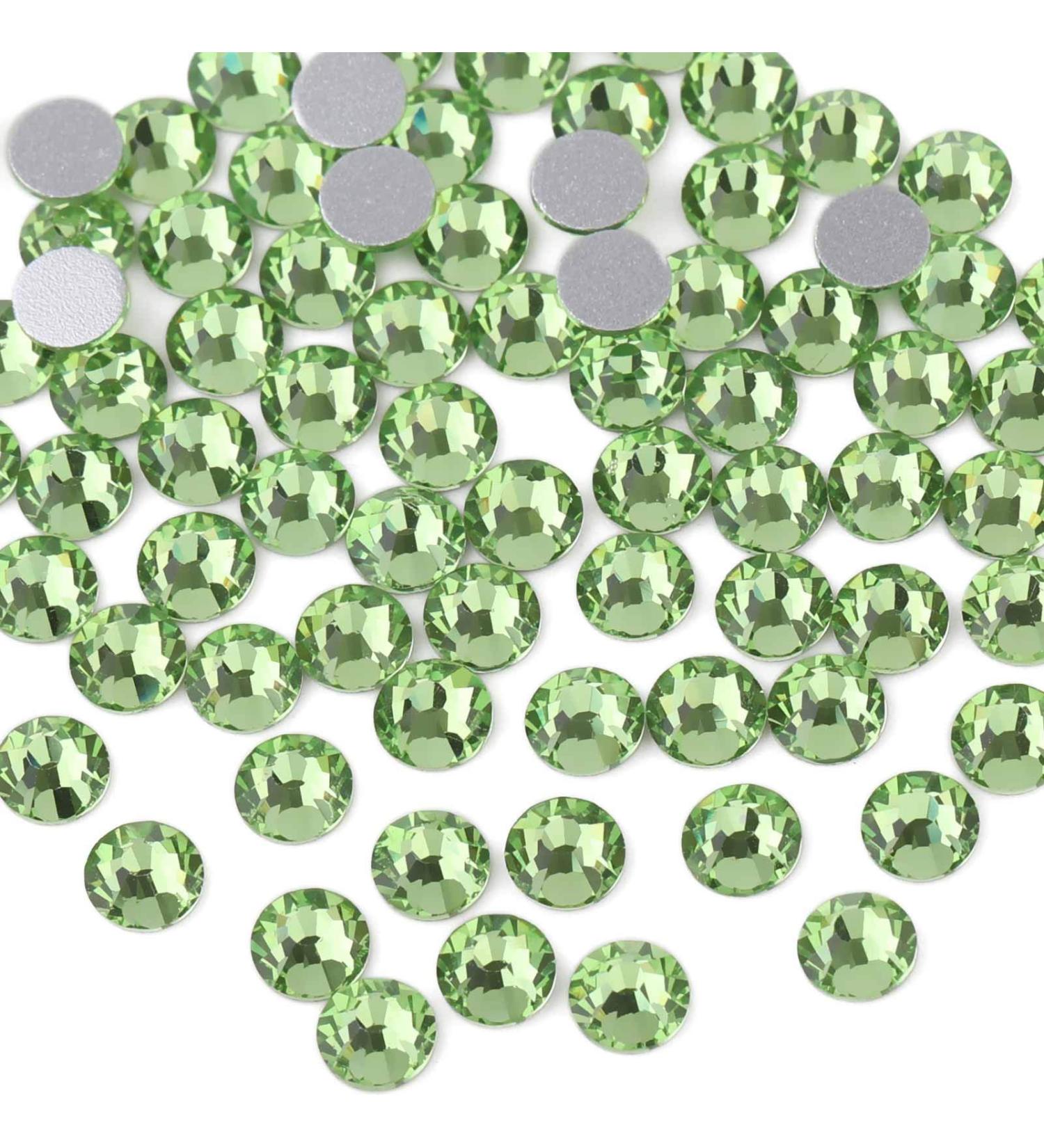Beadsland 1440 Flat Back Rhinestones - Light Green Nail Crystals SS10 (2.7-2.8mm) for Stunning Nail Art | International Shipping - Buy Online on GoSupps.com