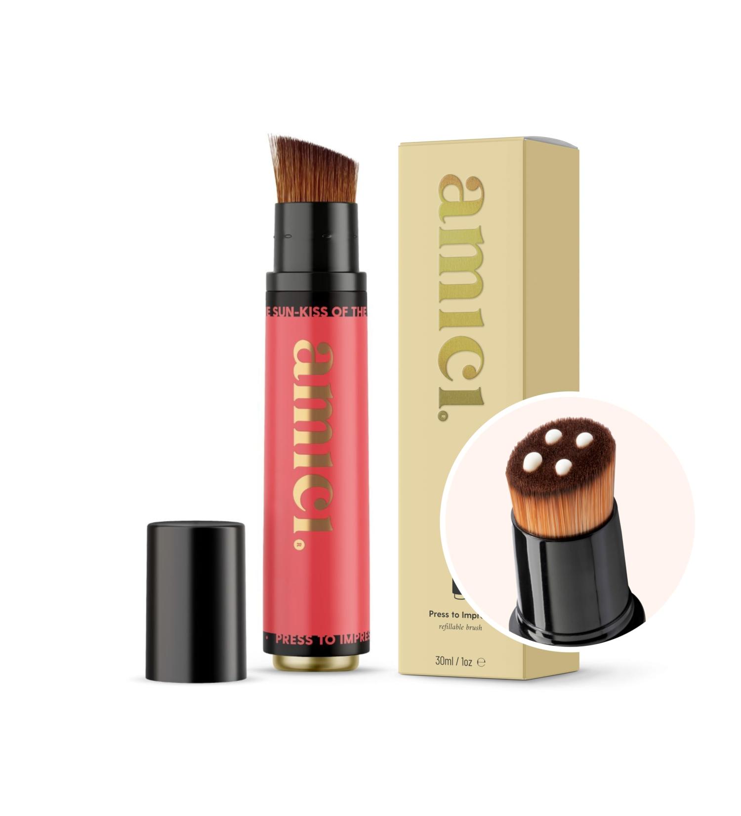 Amici Radiant Red Sun Protection Brush - Ultimate SPF Brush for Babies Children & Adults | Multi-Use Makeup Applicator - Buy Online on GoSupps.com