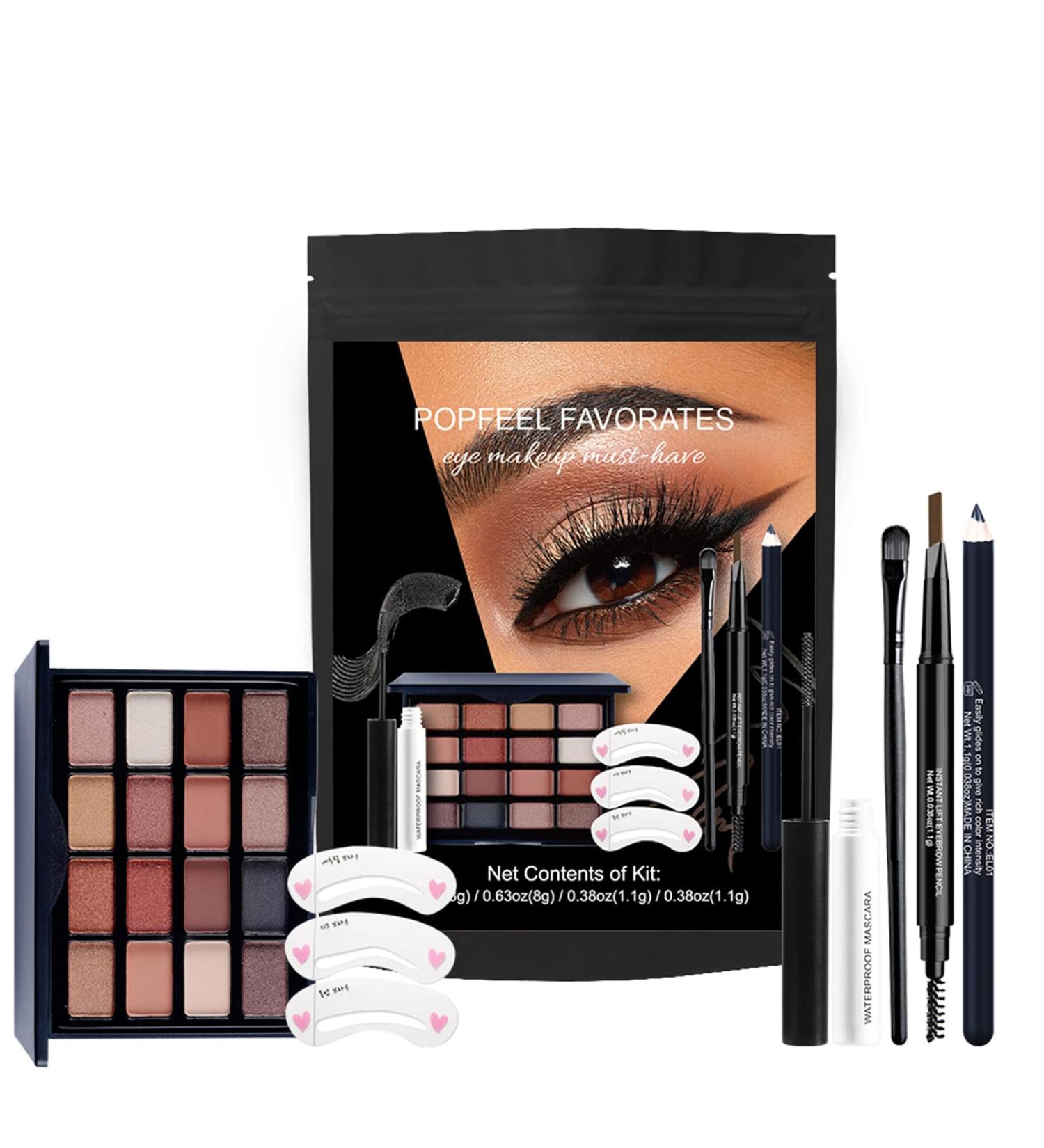 usefulbeauty Eye makeup kit eyeshadow eyeliner eye makeup set - Eye enhancement kit eyeshadow eyeliner and mascara eyelids - Buy Online on GoSupps.com