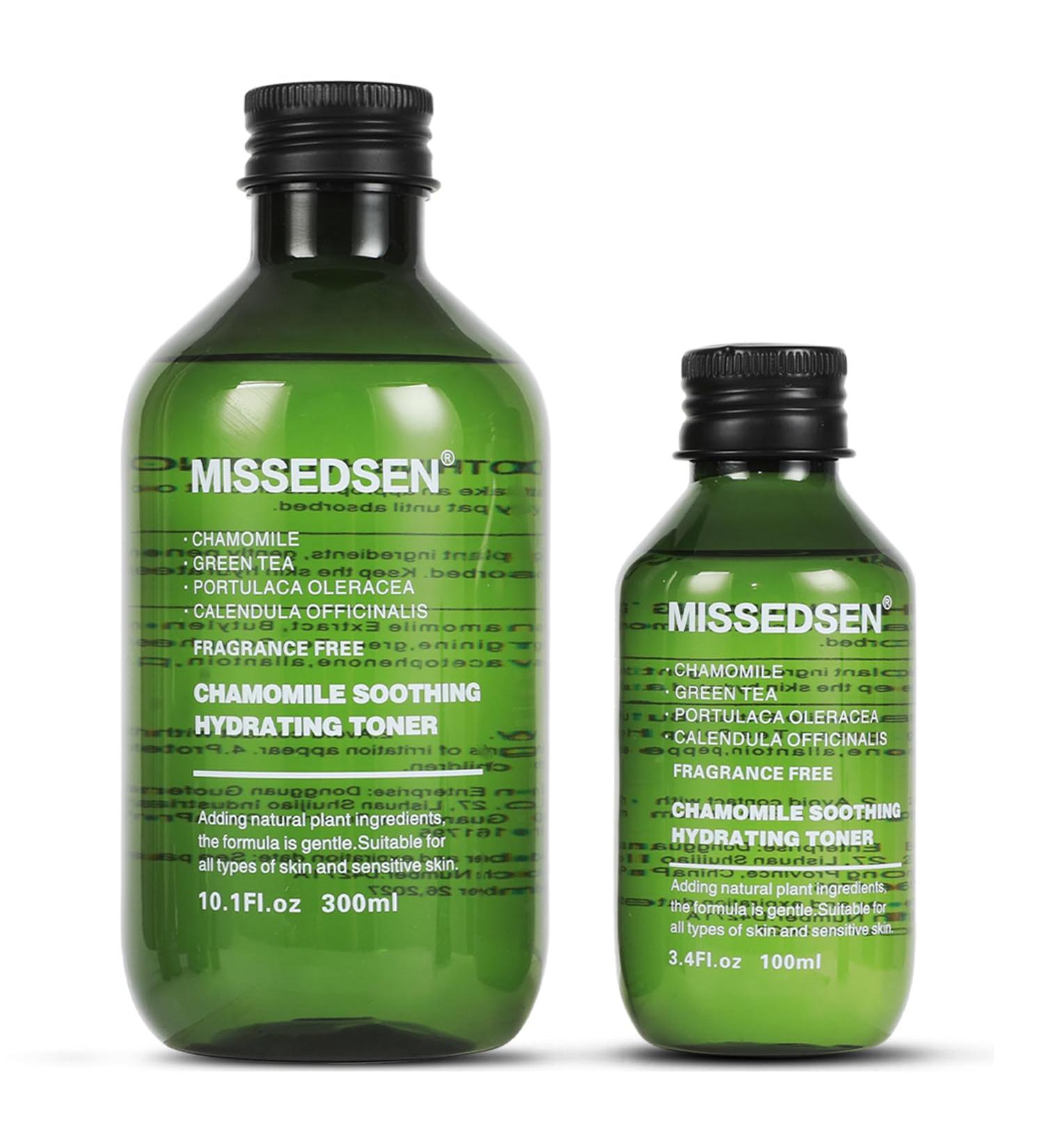 Facial Toner Hydrating Toner for Face Deep Moisturizing Skin Toner Refreshing for Sensitive Dry All Skin Types Fragrance-Free Non Comedogenic 10.1Fl Oz & Travel Size 3.4Fl Oz 5.05 Ounce (Pack of 2) - Buy Online on GoSupps.com