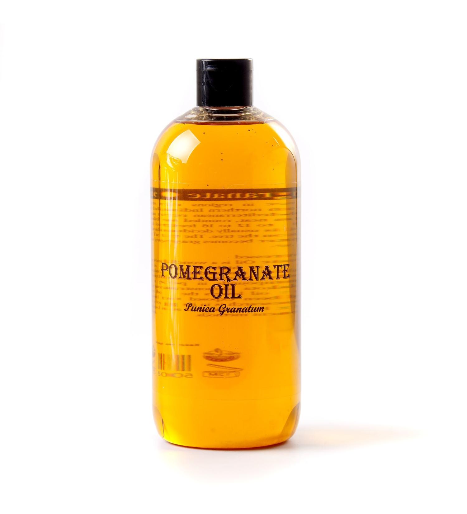 Mystic Moments Pomegranate Beam Oil 500ml | Pure Natural Vegan Oil for Hair Face Nails & Aromatherapy - GVO-Free - Buy Online on GoSupps.com