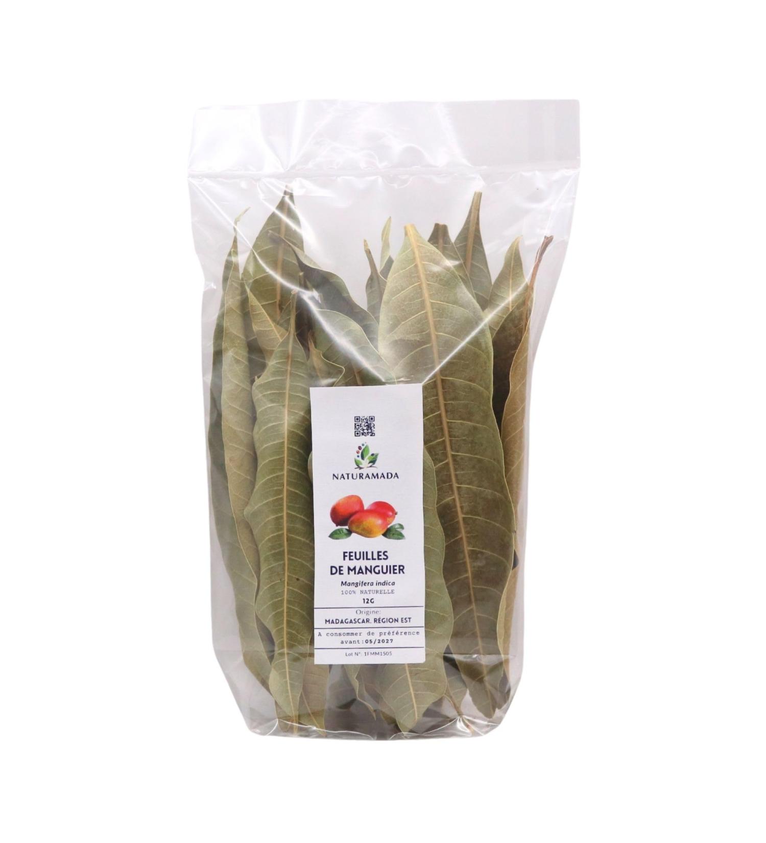 Naturamada Naturamada Dried Mango Leaves Mango Leaves Mangifera Indica Madagascar 100% Natural for Infusion and Cooking 12g