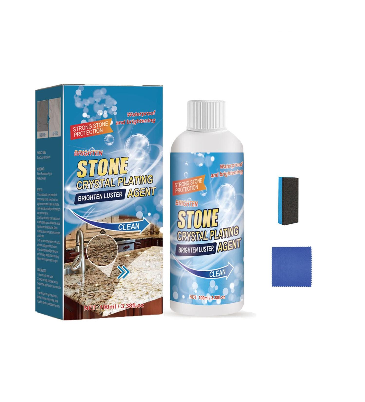 Stone Crystal Plating Agent 2024 New Stone Stain Remover Cleaner Stone Polishing and Coating Agent Marble Cleaner and Polish Effective Removal Of Oxidation Rust And Stains (1) - Buy Online on GoSupps.com