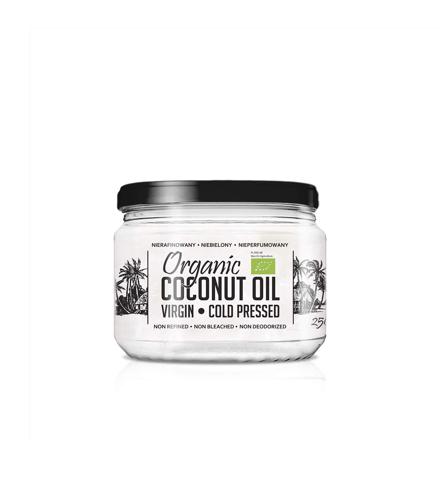 Diet-Food DIET-FOOD Extra Virgin Unrefined Cold-Pressed Coconut Oil Cooking Cosmetic 250 ml