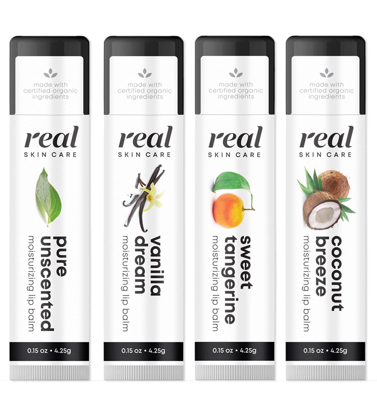 Real Skin Care Organic Flavored Lip Balm Lip Repair for Dry Cracked Lips Coconut Oil Lip Balm Lip Balm Set Beeswax Lip Balm Lip Balm Pack Organic Lip Balm Girls Trip Gift Favor Lip Balm Organic Variety 1 Count (Pack o  - Buy Online on GoSupps.com