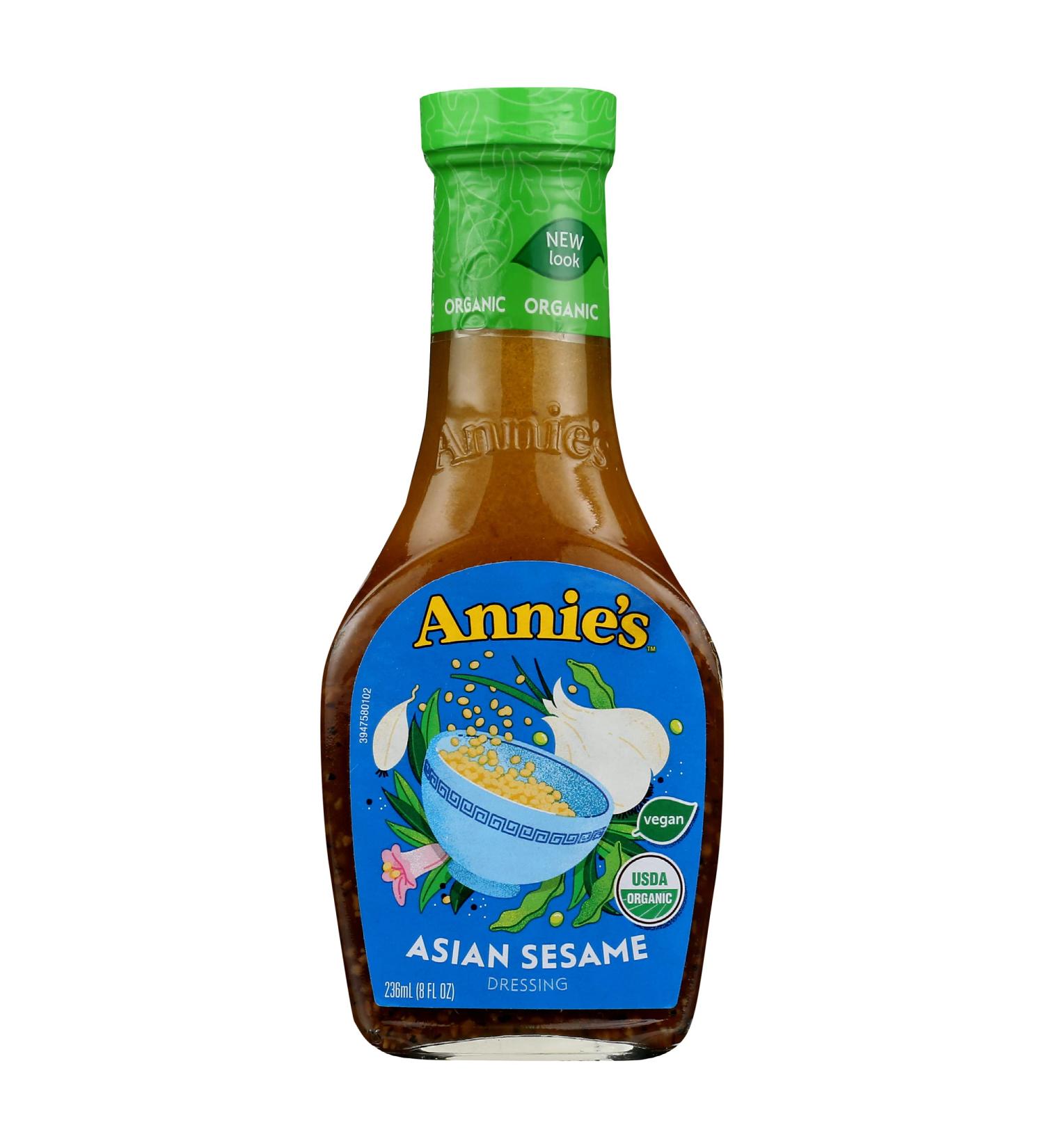 Annie's Naturals Organic Dressing Asian Sesame, 8-Ounce Bottles (Pack of 6)