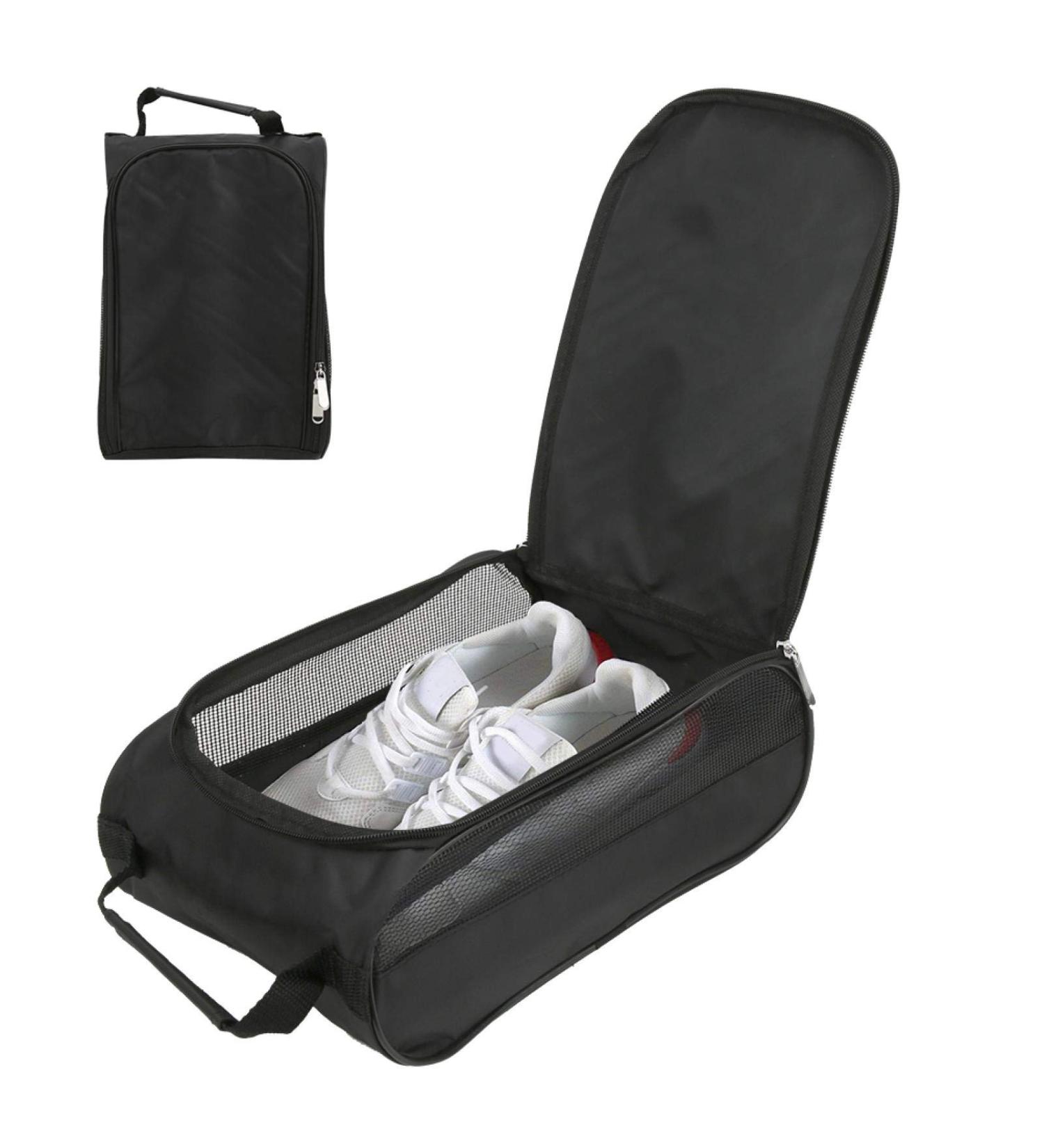 Durable Lightweight Golf Shoe Bag - Breathable Nylon with Handle for Sports & Accessories - Buy Online on GoSupps.com
