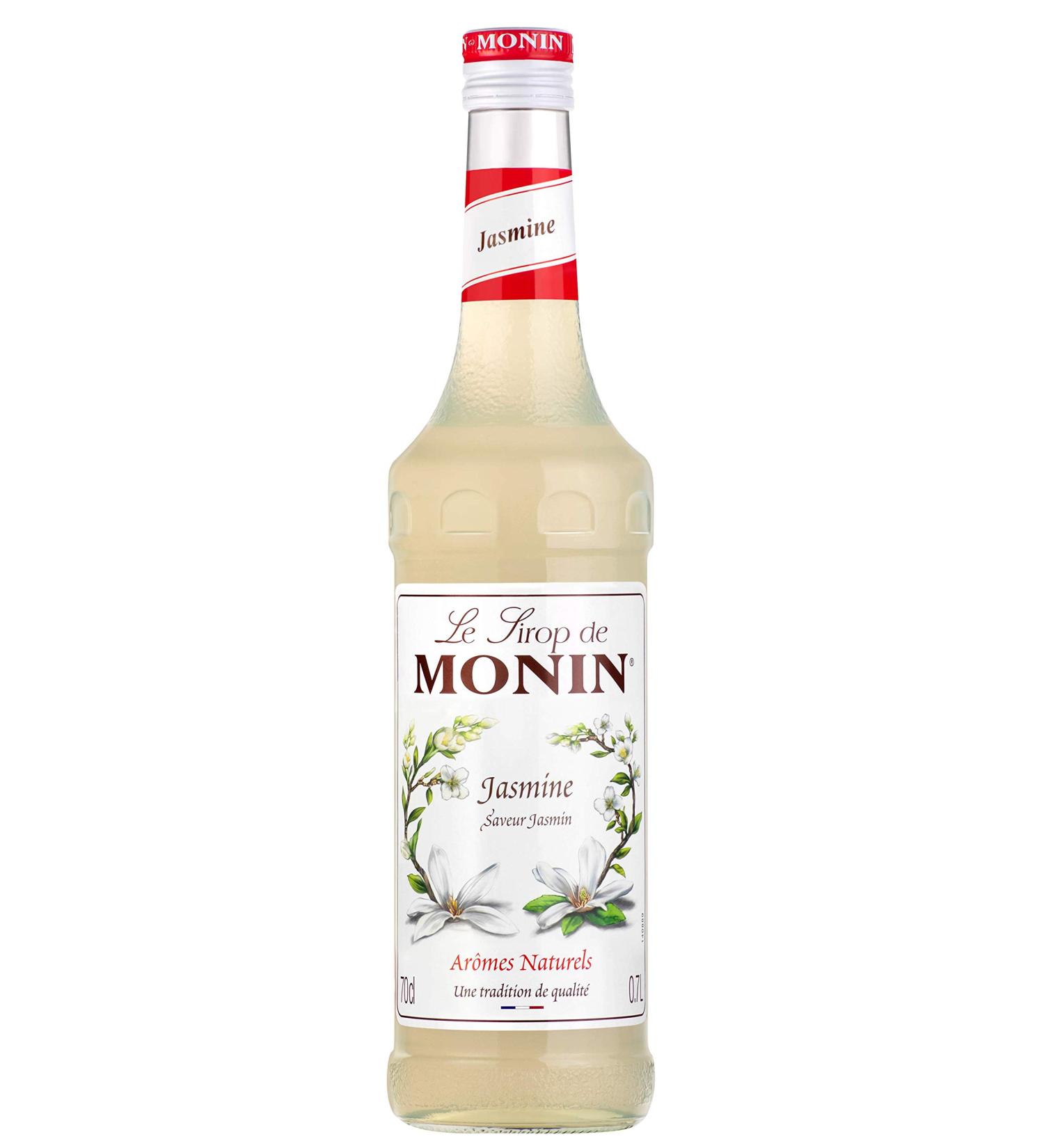 MONIN Premium Jasmine Syrup 700ml - Ideal for Cocktails and Mocktails | Vegan-Friendly, Allergen-Free, 100% Natural | Jasmine 700 ml (Pack of 1) - Buy Online on GoSupps.com