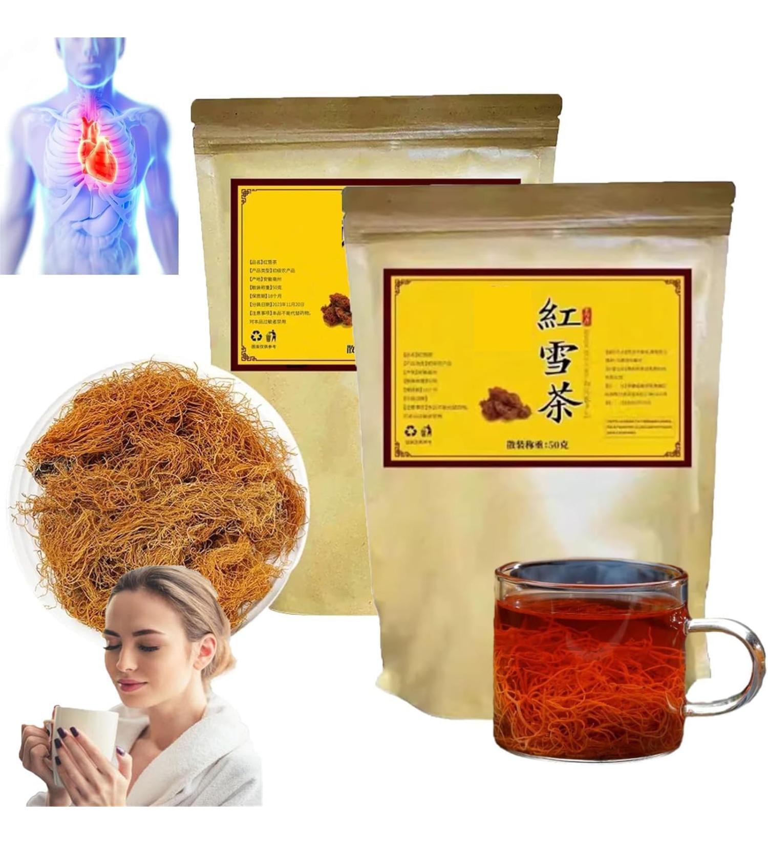 Golden Silk Red Snow Tea Senusto Red Snow Tea Tibetan Plateau Red Snow Tea Precious Highland Wildlife Red Snow Tea Unique Chinese Tea Natural Red Snow Tea (2 Bag) - Buy Online on GoSupps.com