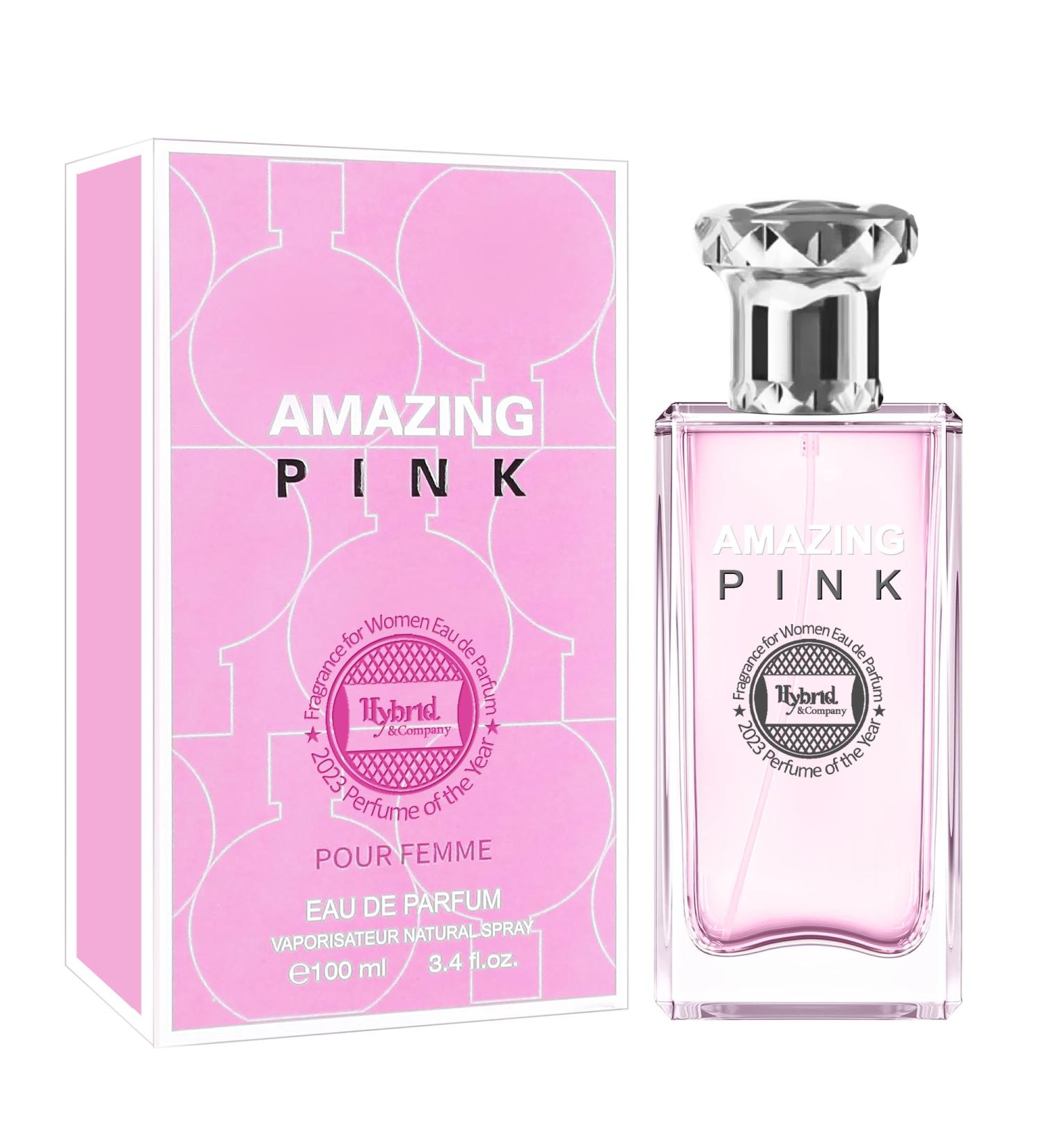 Hybrid & Company Amazing Pink Pour Femme Eau De Parfum Natural Spray Vaporisateur 3.4FL.OZ - Buy Online on GoSupps.com