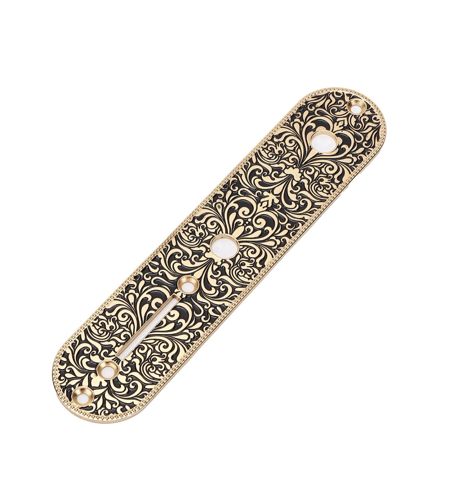 Guitar Control Plate Carved Guitar Control Plate Replacement Original for TL TELE(gold) - Buy Online on GoSupps.com