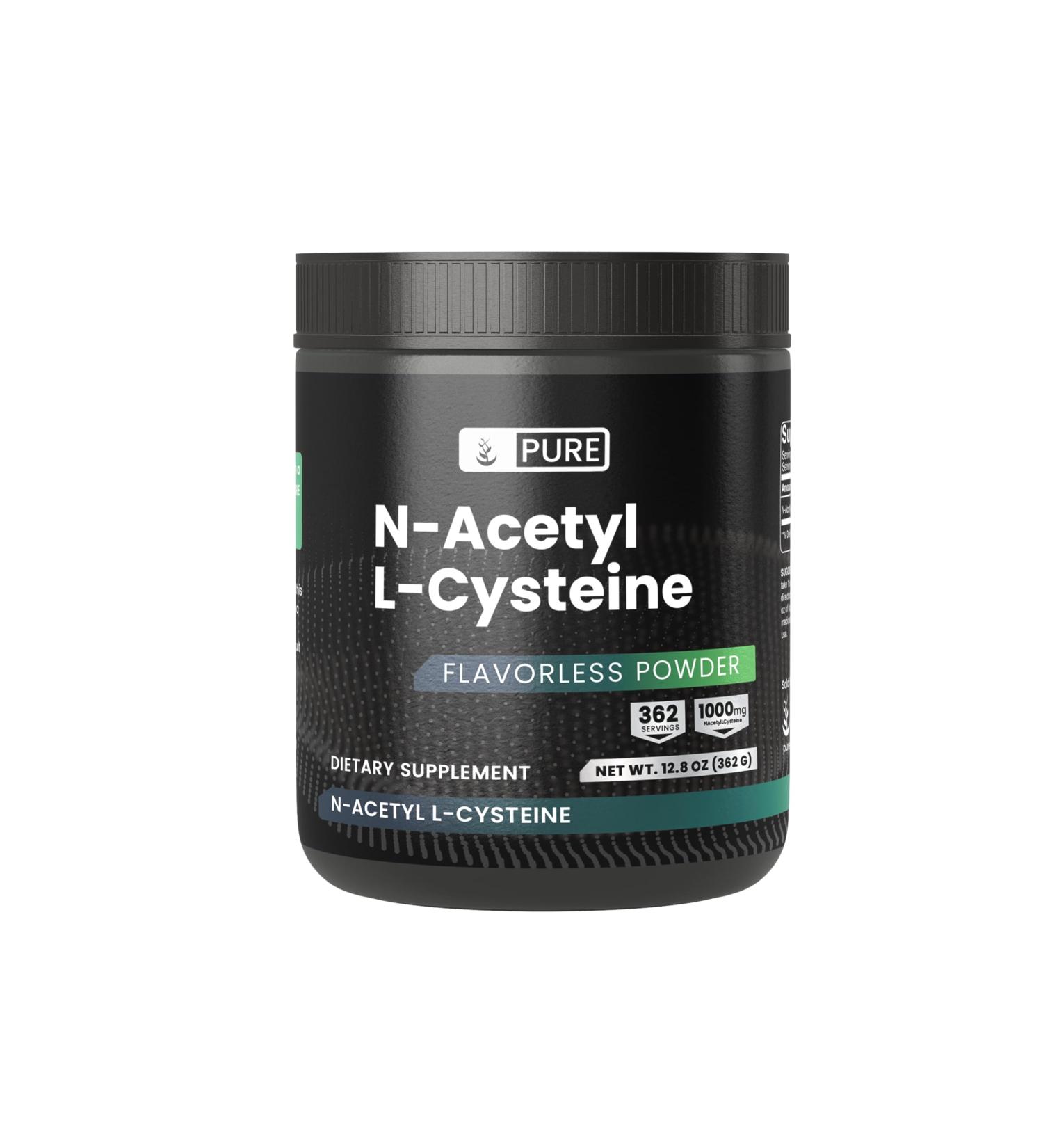 PURE ORIGINAL INGREDIENTS NAC Powder 12.8 oz | N-Acetyl L-Cysteine Amino Acid | Premium Quality for Optimal Health - Buy Online on GoSupps.com