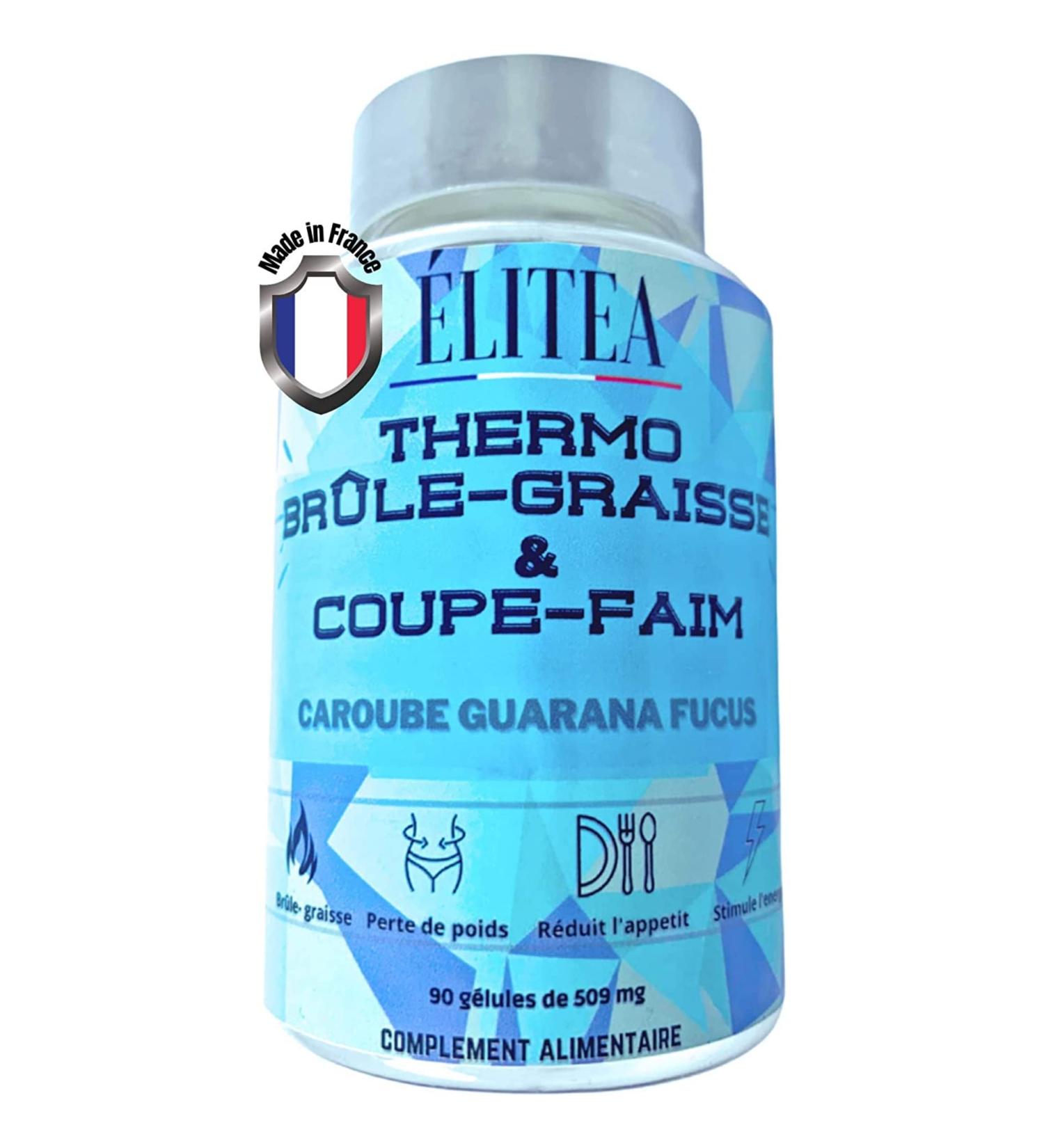 Elitea | Thermo Fat Burns & Hunger Cuts Powerful & Effective | Extra Strong Slimming for Men & Women 100% Natural | Carob Guarana Fucus Vegan | Fast Weight Loss | Slimming Pill - Buy Online on GoSupps.com