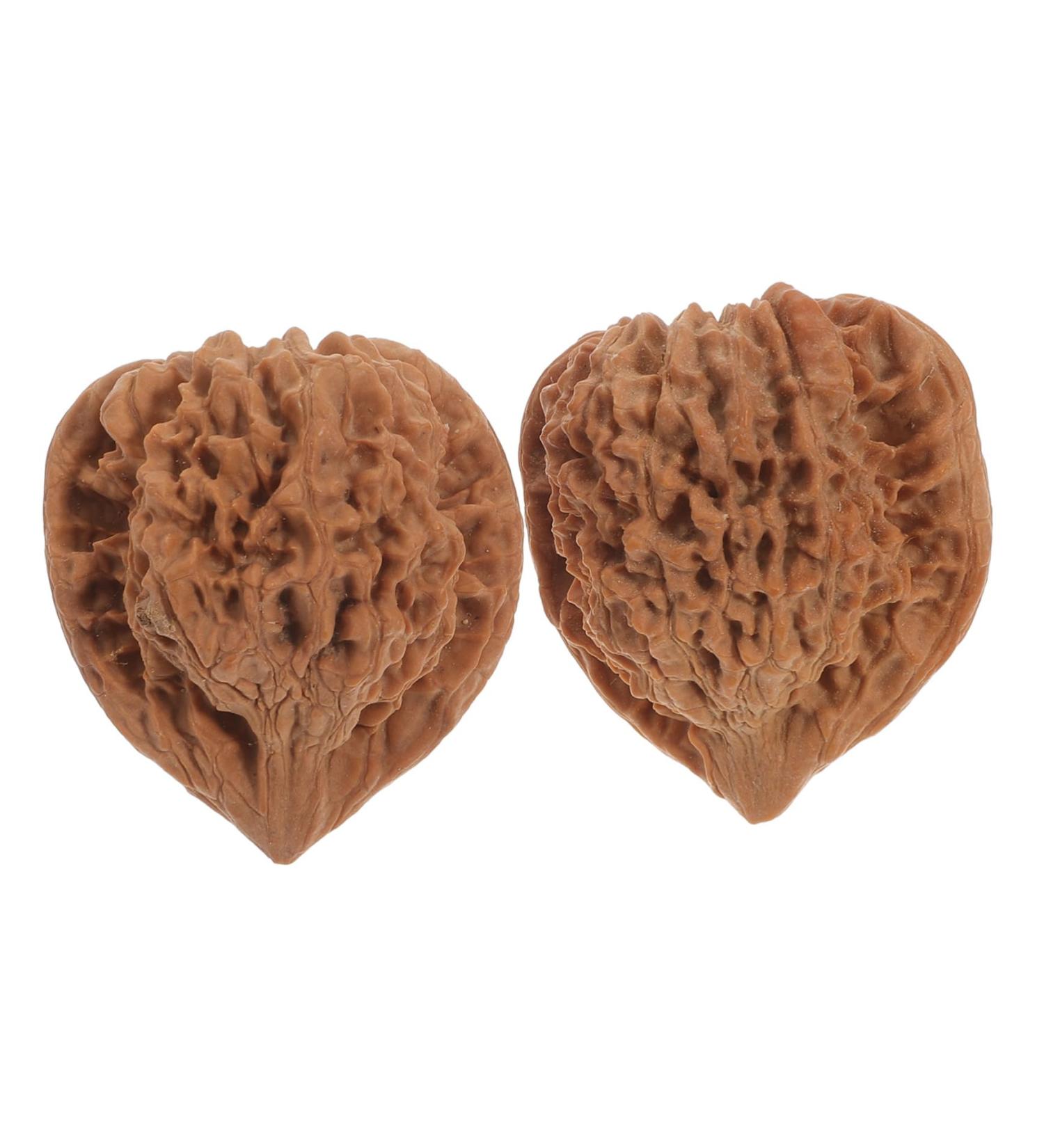 Frcolor 2-Pack Walnut Fitness Handball Massage Balls | Finger Training & Stress Relief | Wood Hand Trainer for Adults - Buy Online on GoSupps.com