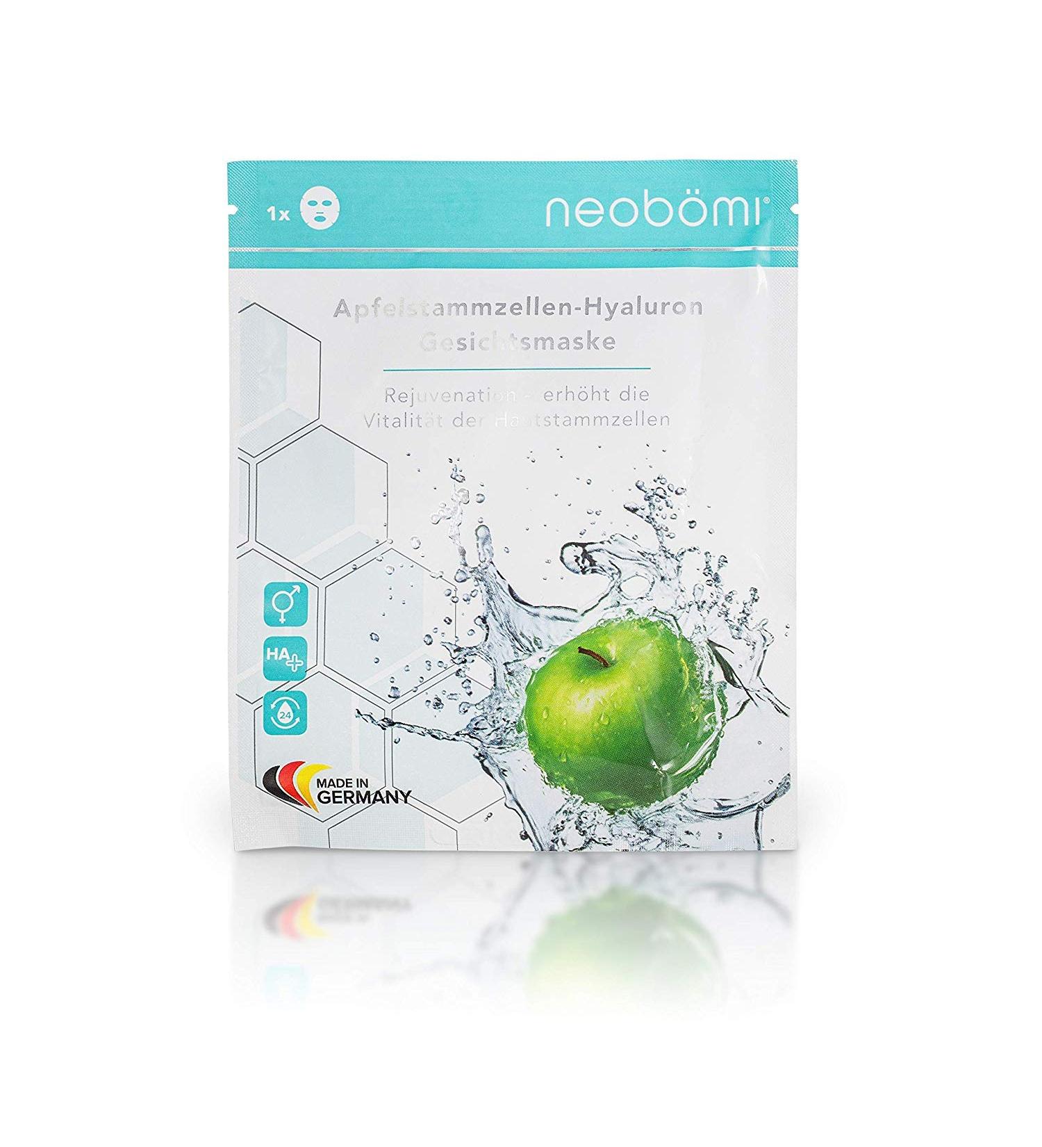 Buy Neob mi Hyaluron Face Mask - Anti-Aging Apple Stem Cell Cloth Mask Set (4 + 1) - Luxury Facial Care for Perfect Age Fit - Buy Online on GoSupps.com