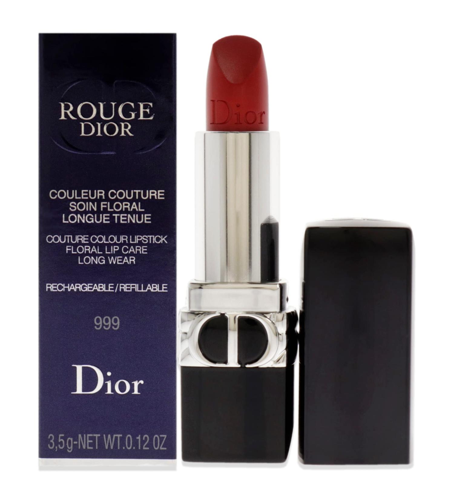 Christian Dior Rouge Dior Couture Lipstick 999 Matte - 0.12 oz Refillable Women's Lipstick - Buy Online on GoSupps.com