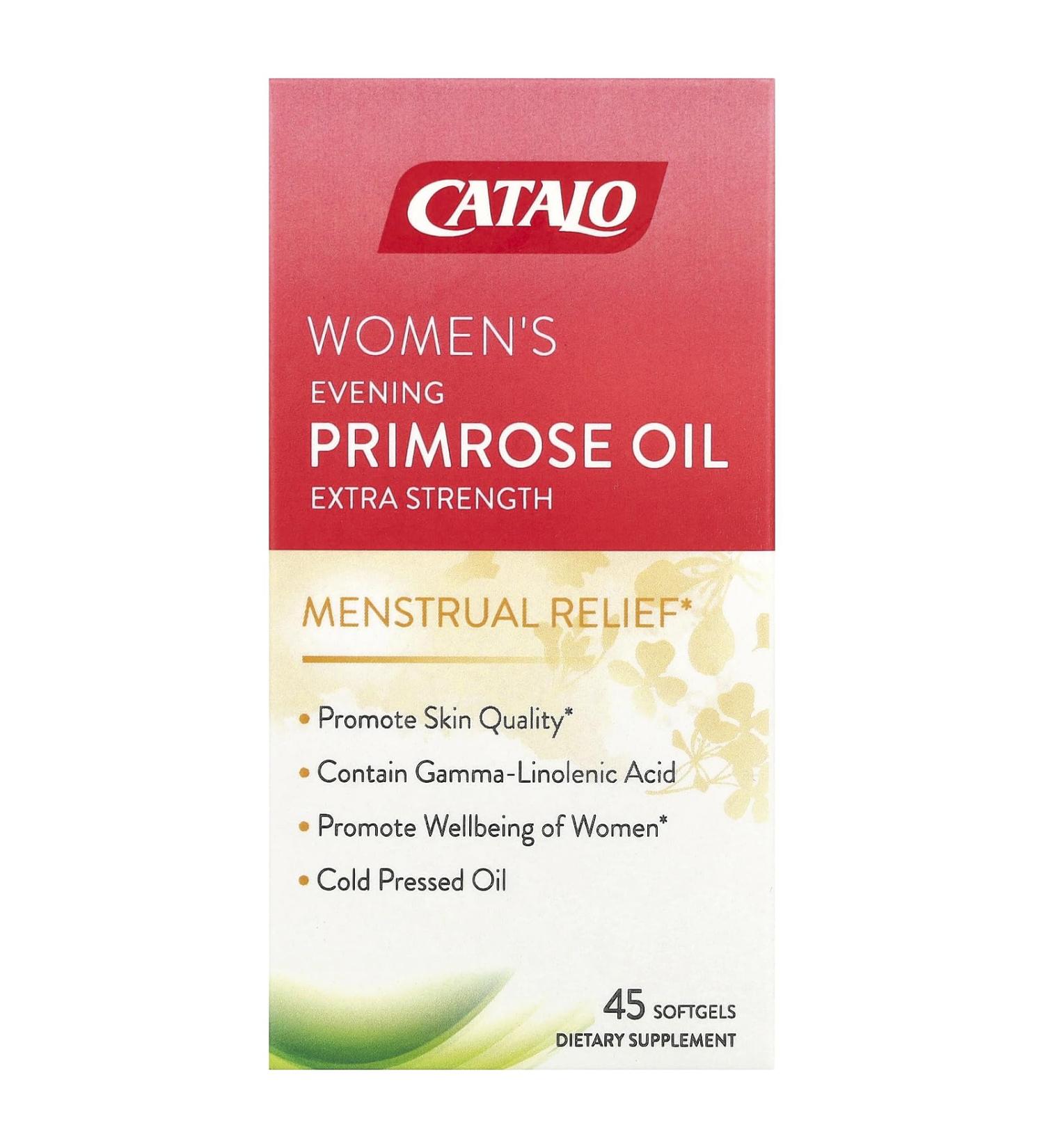 CATALO Women's Evening Primrose Oil 45 Softgels