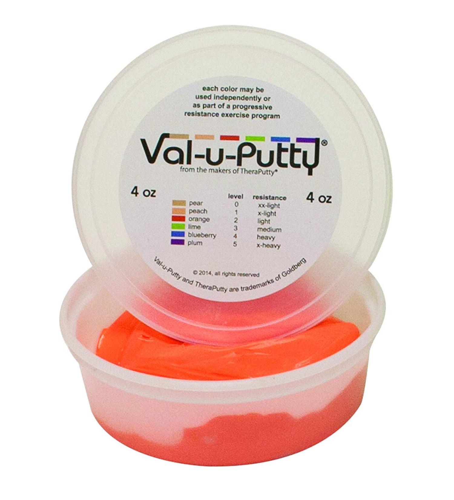 Fabrication Enterprises Val-u-Putty Exercise Putty - Orange (Soft) - 4 oz