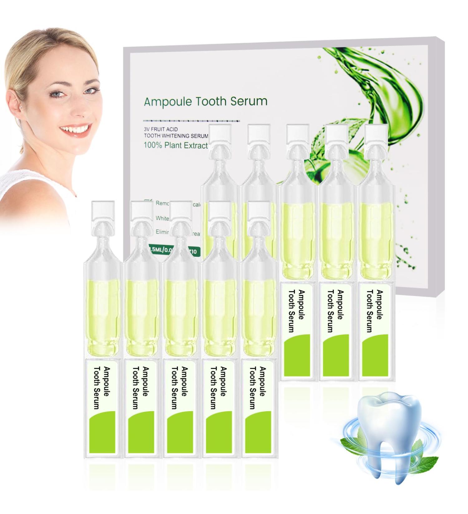 Ampoules Toothpaste - Tartar Remover & Fruit Acid Whitening Essence | Eliminate Tartar & Plaque Bacteria Worldwide - Buy Online on GoSupps.com