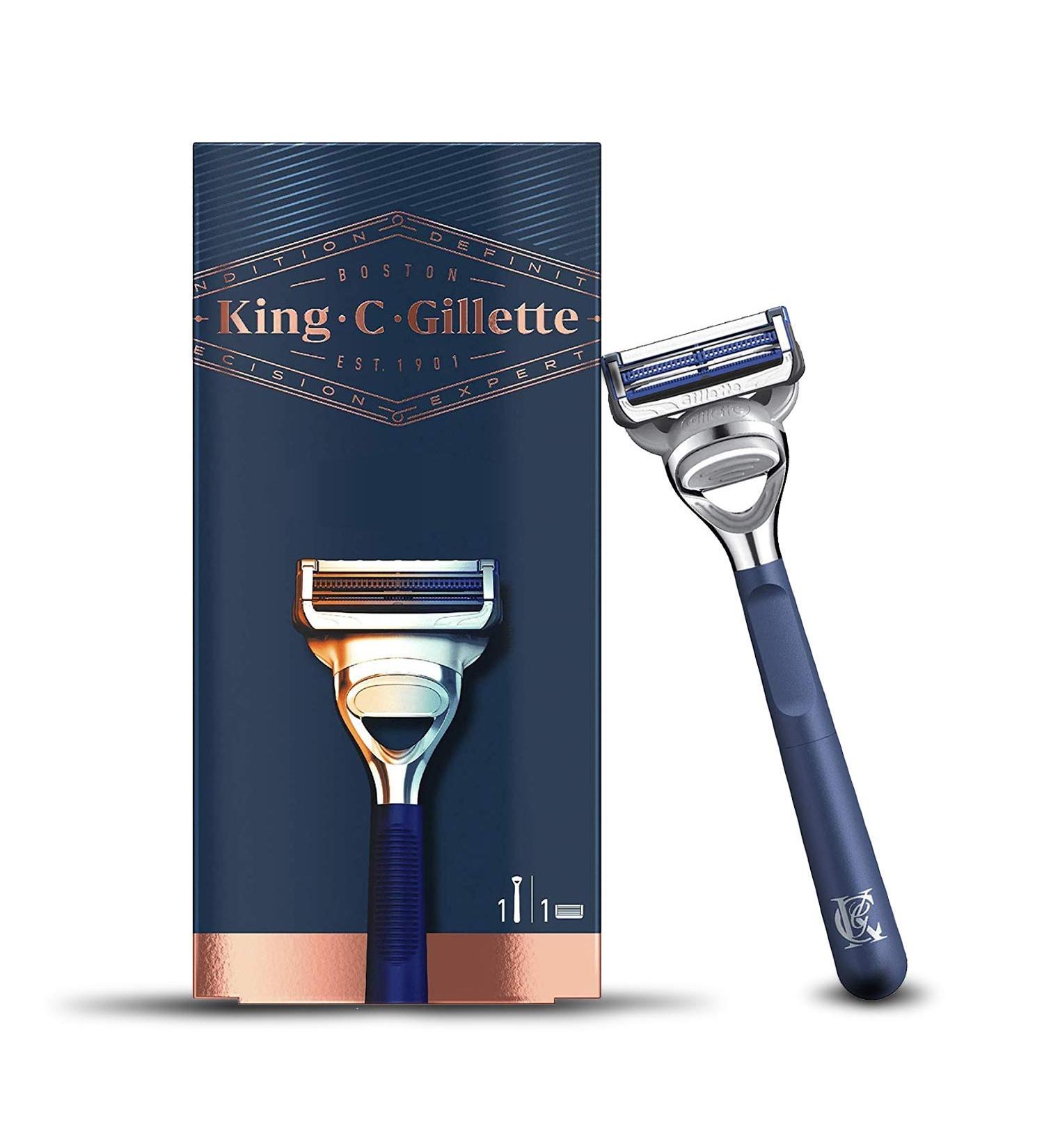 Buy King C. Gillette Shaver - 1 Blade | International Shipping & Best Prices | Smooth Shave Guaranteed - Buy Online on GoSupps.com