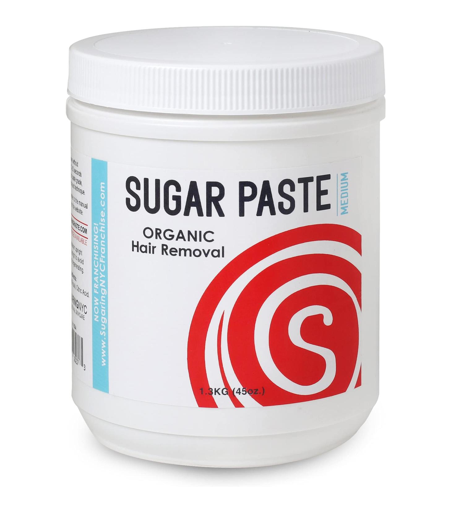 Sugaring Paste Medium 1.3kg 45oz for Bikini, Brazilian, Underarms, Upper Lip - Buy Online on GoSupps.com