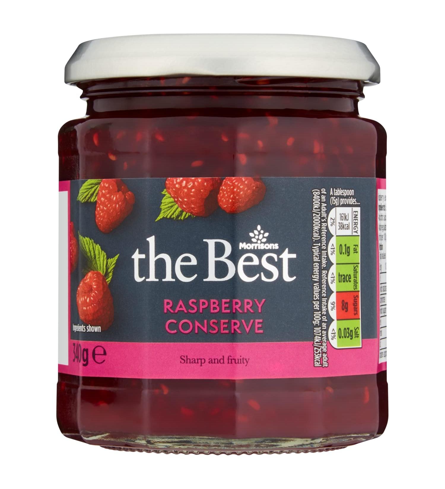 Morrisons The Best Raspberry Conserve 340g