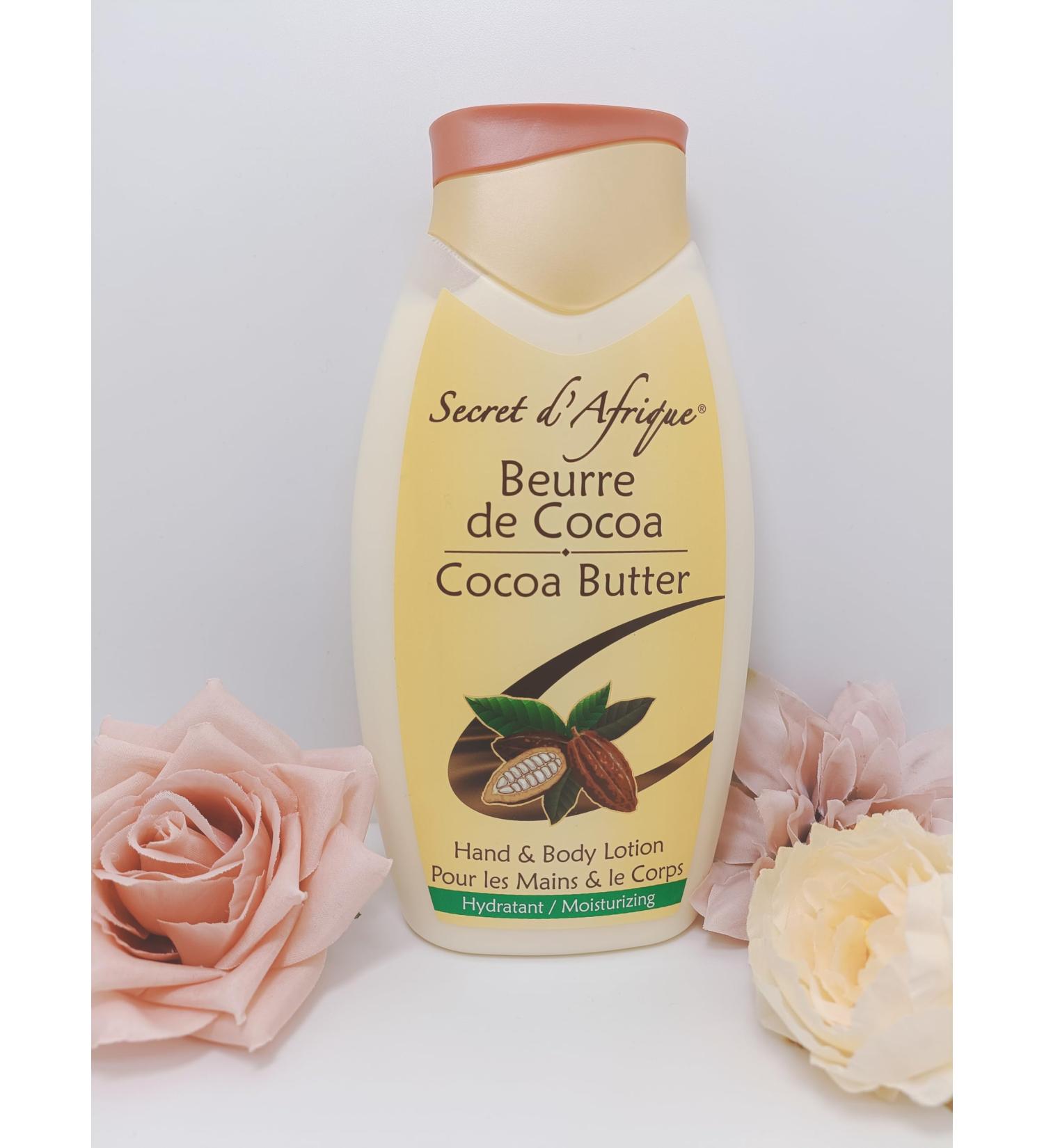 G n rique Secret d'afrique - Natural Shea Butter Body Lotion - Vitamin E - 500ml - For hands and body.