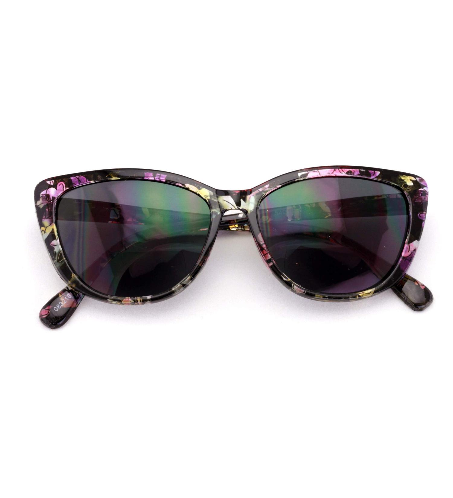 Shop V.W.E. Women's Bifocal Reading Sunglasses - Vintage Cateye & Leopard Mosaic - 2.5x Magnification - International Shipping Available - Buy Online on GoSupps.com
