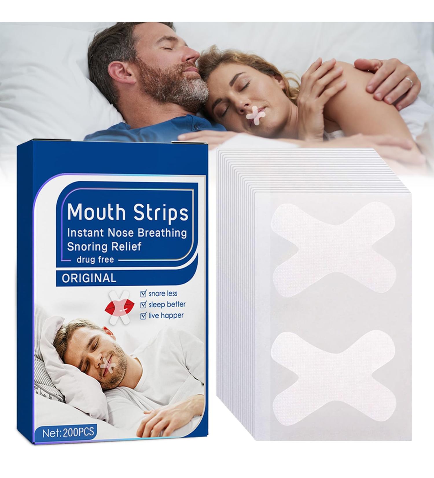 200Pcs Mouth Tape for Sleeping | Reduce Snoring & Mouth Breathing | Better Nose Breathing | Sleep Better - Buy Online on GoSupps.com