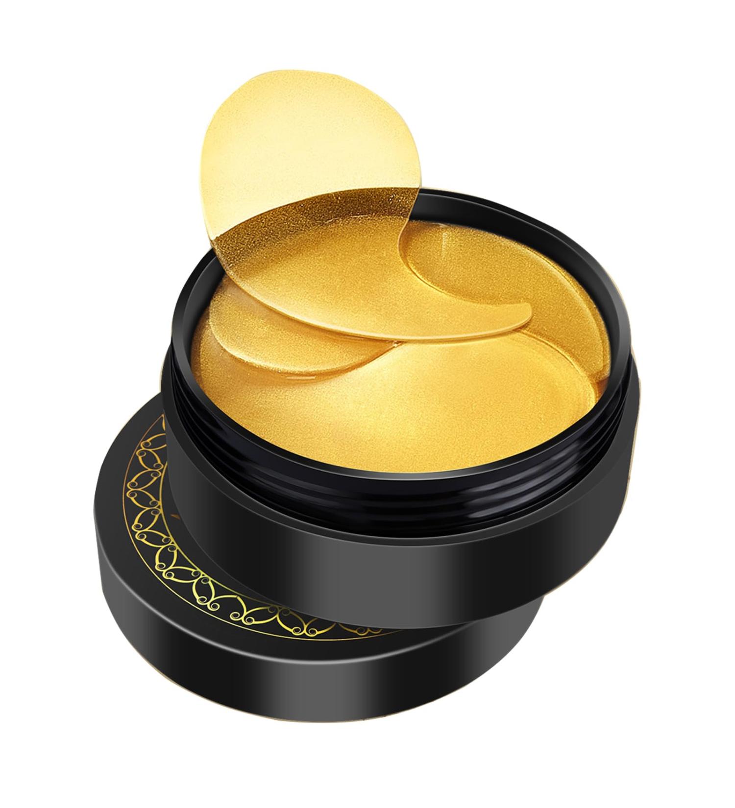 Snail Hydrogel Eye Patch - 24K Gold Serum Mask for Dark Circles Fine Lines & Puffy Eyes | Hydrating Under Eye Treatment - Buy Online on GoSupps.com
