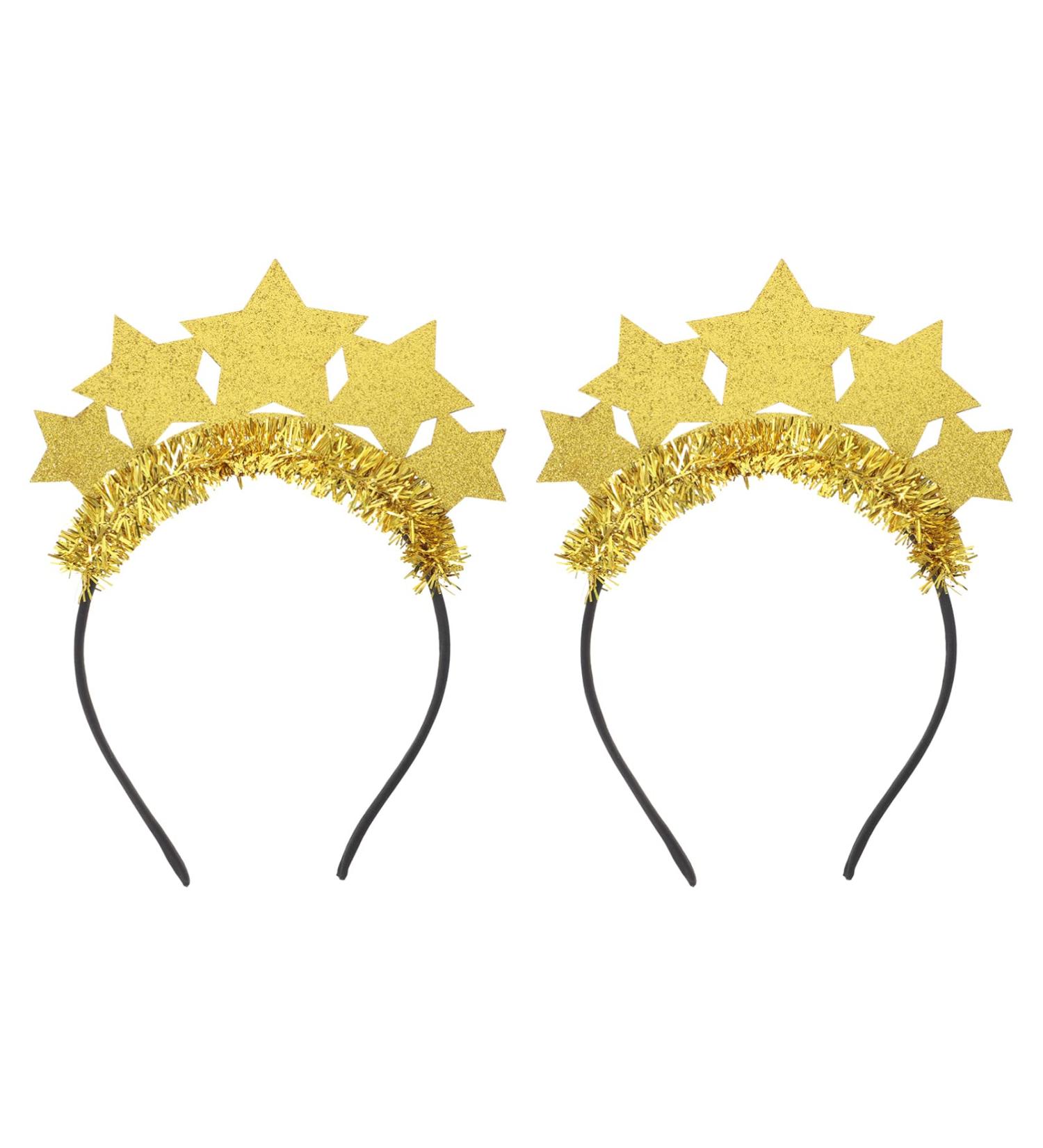 FRCOLOR 2 Pieces Glitter Head Boppers Geometric Figure Sugar Pie Game Headband Interesting Boppers Hair Hoop Christmas Party Supplies ( Star ) - Buy Online on GoSupps.com