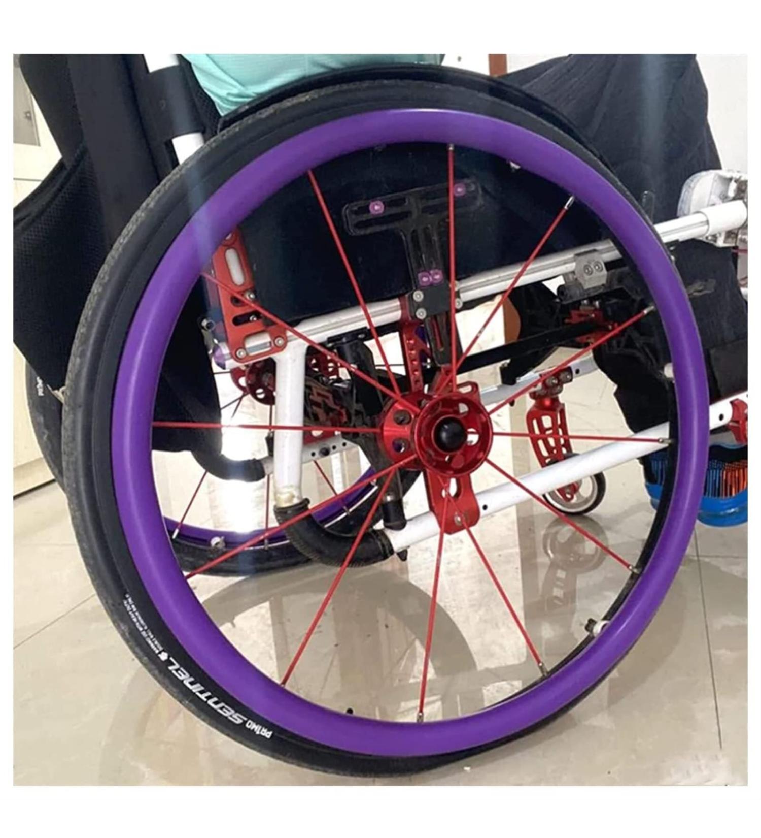 Wheelchair Push Rim Covers Wheelchair Cover Wheelchair Accessories Wheelchair Push Rim Covers 1 Pair Non-Slip Wear-Resistant Hand Push Cover (Color : Purple Size : 24inch) 24inch Purple - Buy Online on GoSupps.com